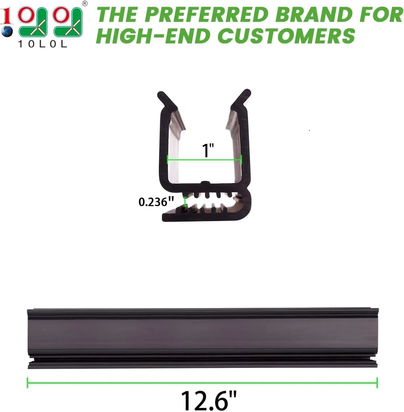 10L0L Windshield Sash Clips for Club Car DS, Precedent & Tempo image 2