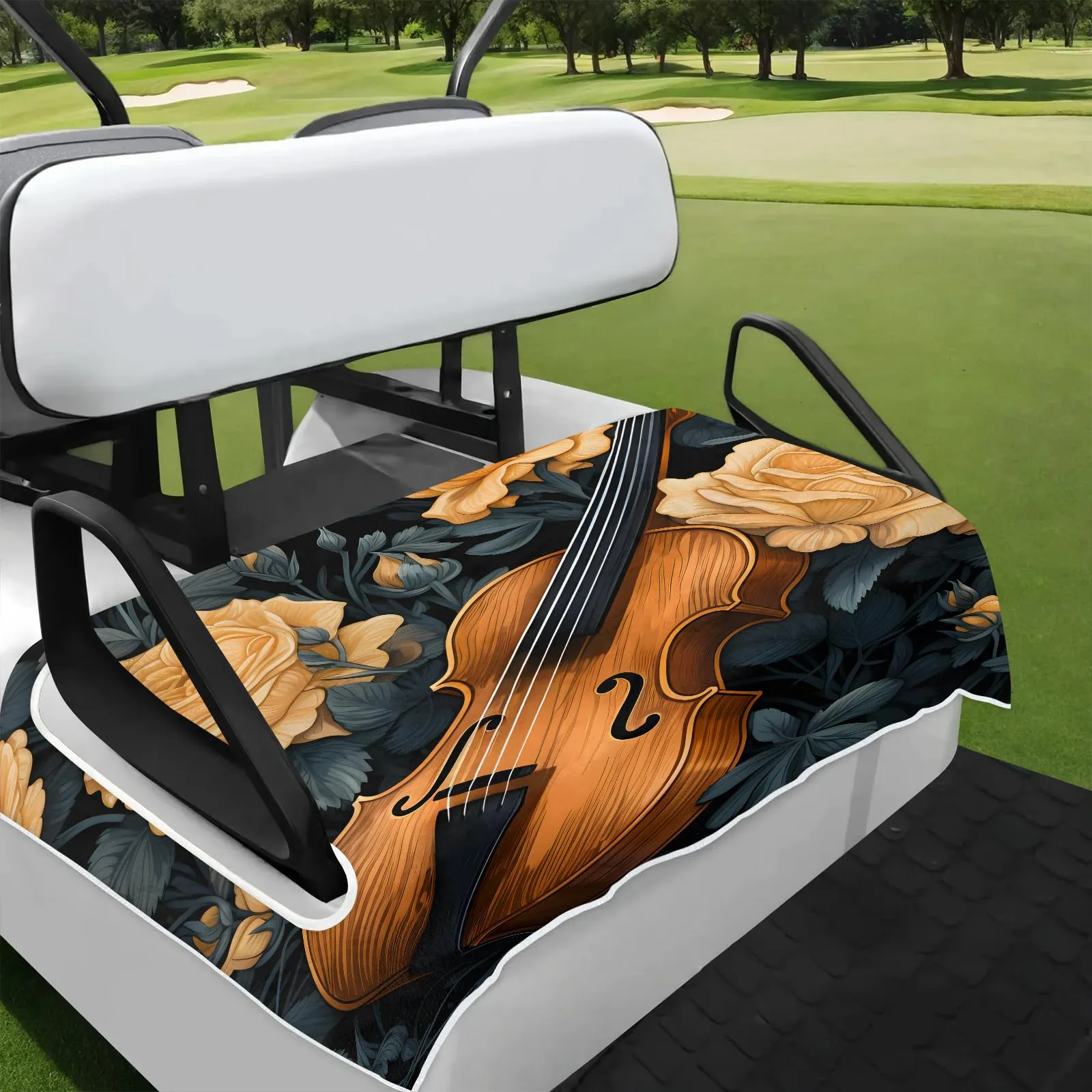 Tiveruda Golf Cart Seat Cover for Double Seats, 51 x 31 in