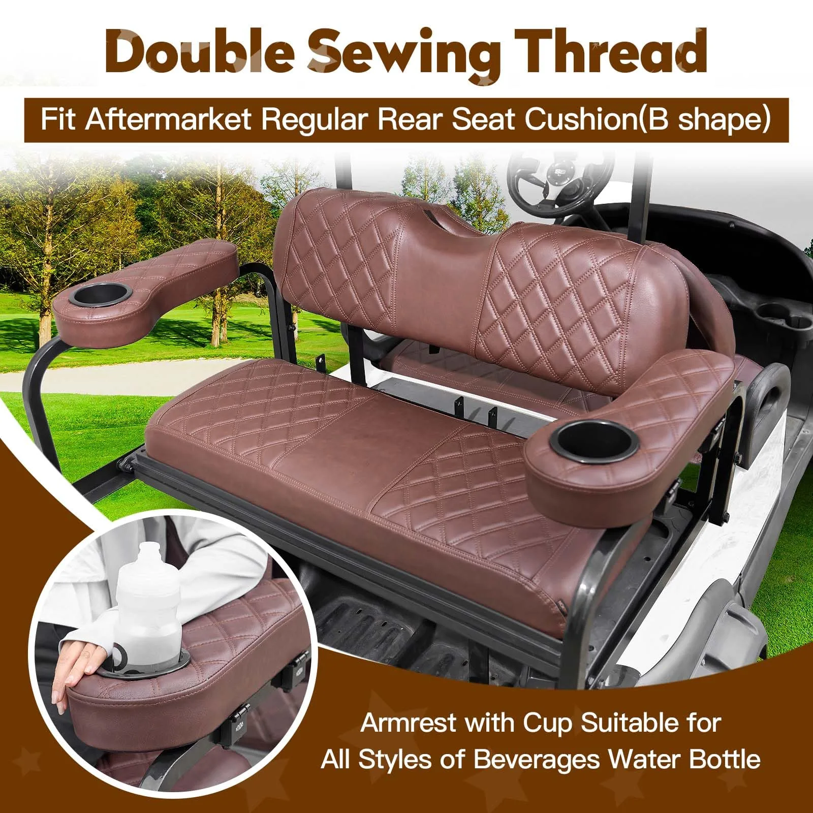 NOKINS Seat Covers with Armrests for Yamaha G2-G22 image 3