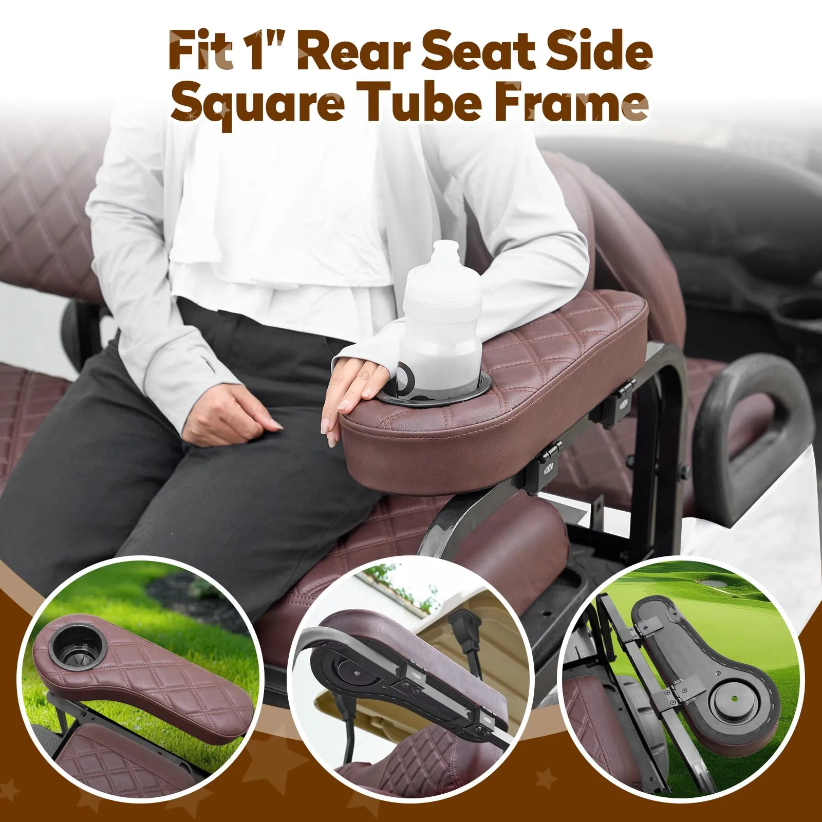 NOKINS Seat Covers with Armrests for Yamaha G2-G22 image 4