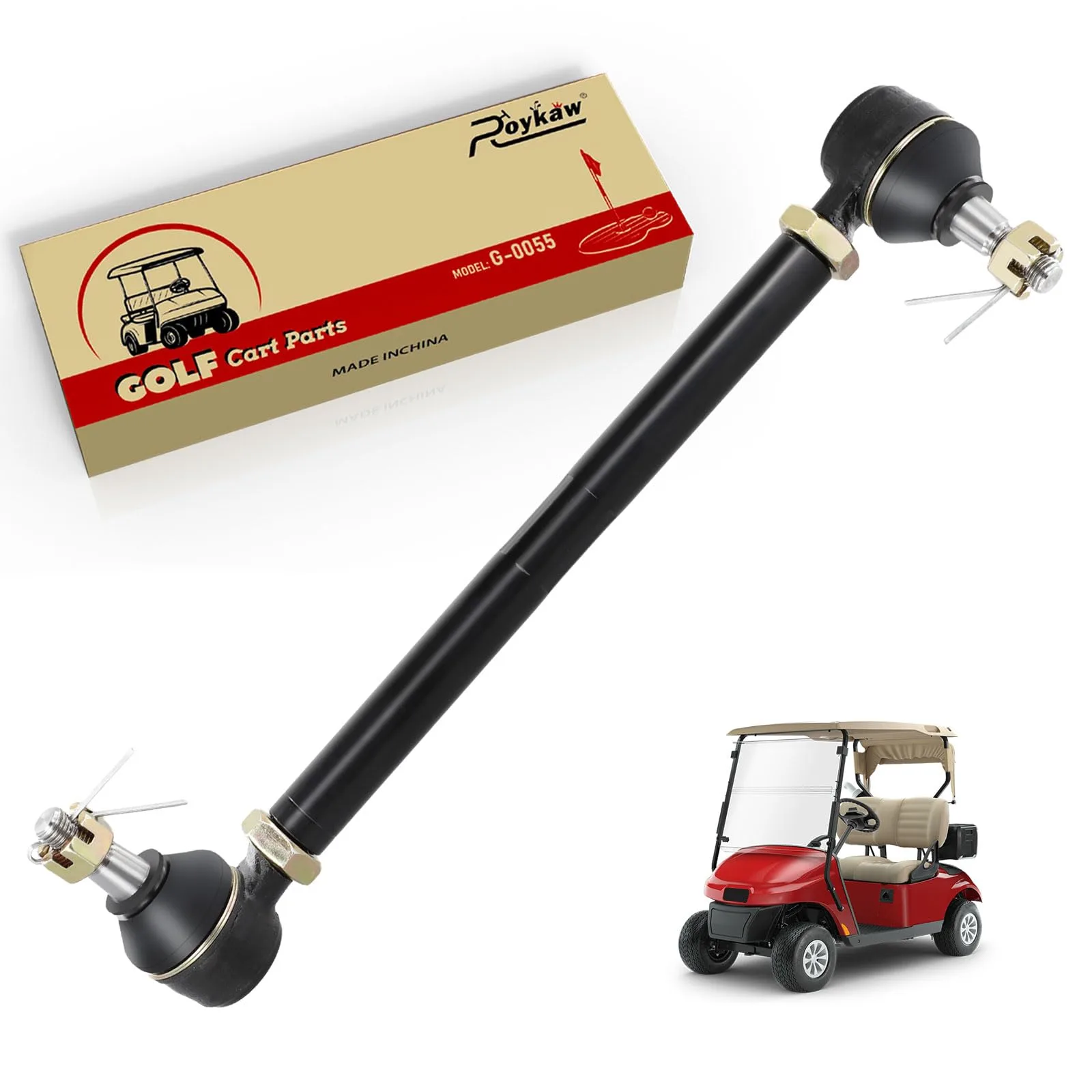 Roykaw G-0648 Steering Tie Rod Assembly for E-Z-GO