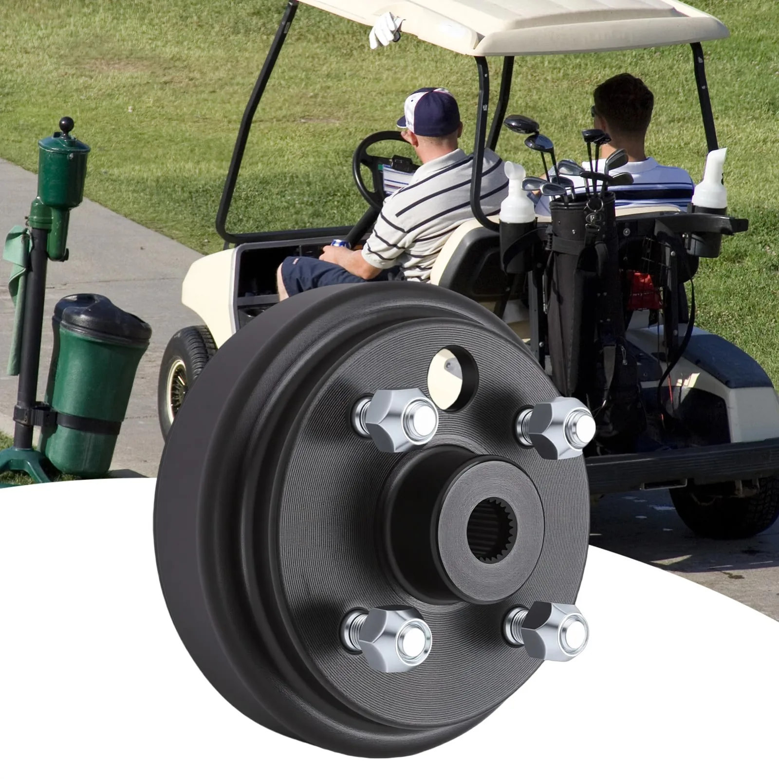 ZIZEV Brake Drum Hub Assembly for EZGO TXT PDS image 4