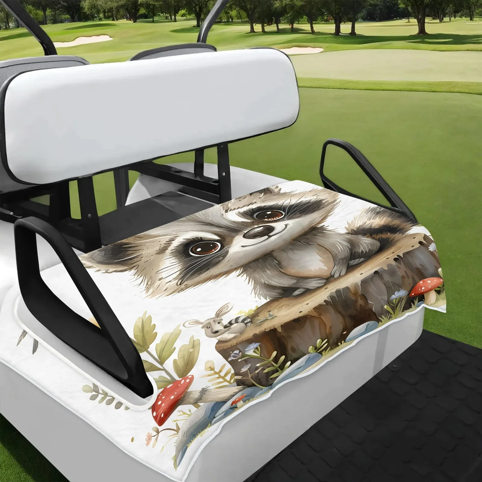 Tiveruda Golf Cart Seat Cover for Double Seats