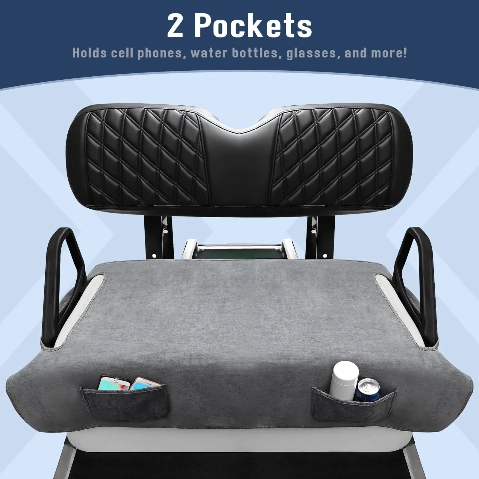 LEAPGOMAX Golf Cart Seat Blanket for Club Car and E-Z-GO image 3