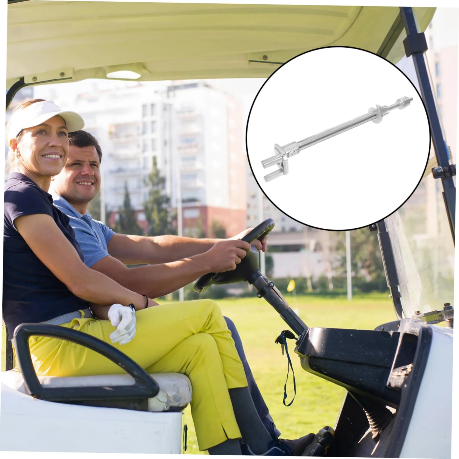 PRETYZOOM Golf Cart Inner Outer Tie Rod Kit image 3