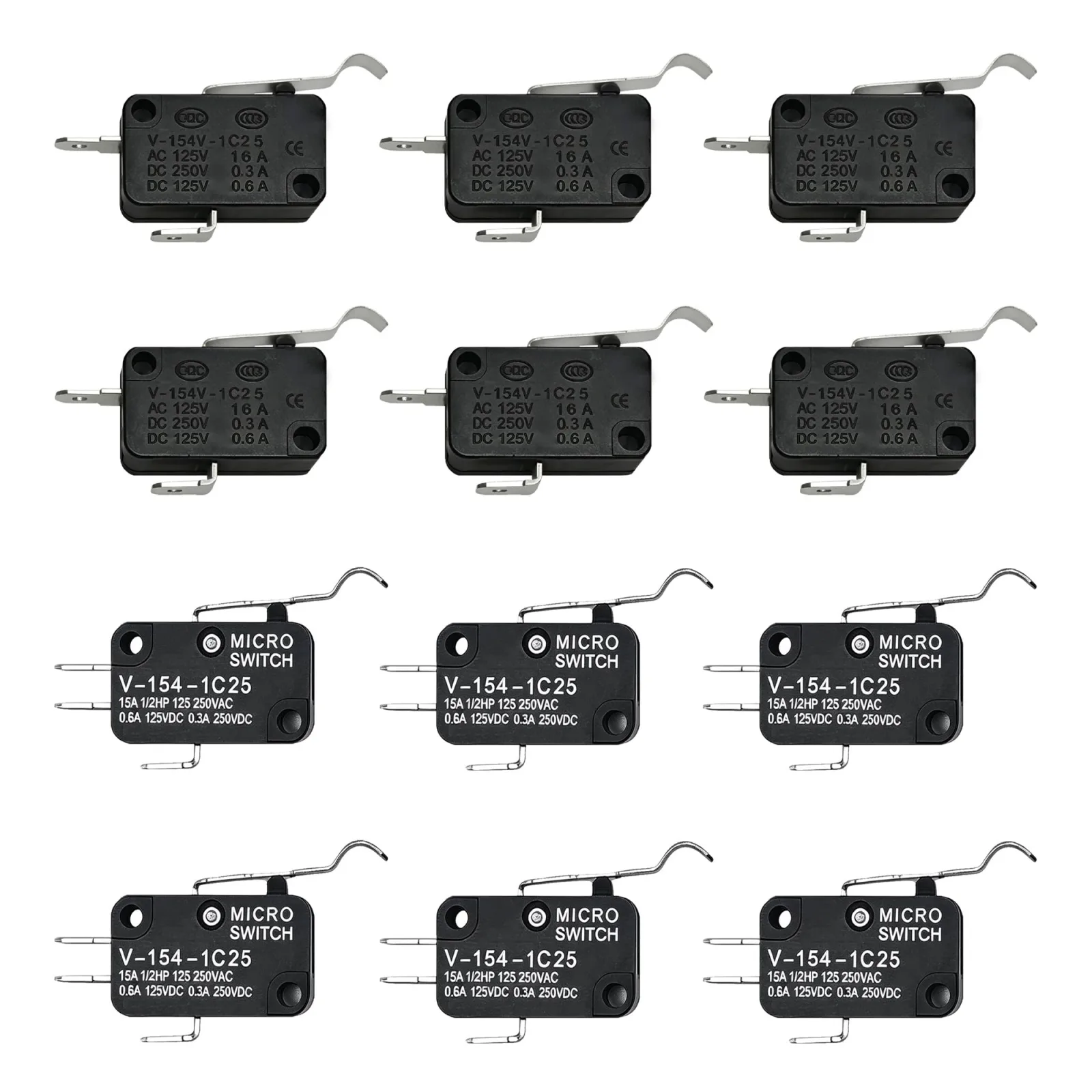 AXQKFZ Club Car Micro Switch Kit 1014807-6PCS1J+6PCS2J