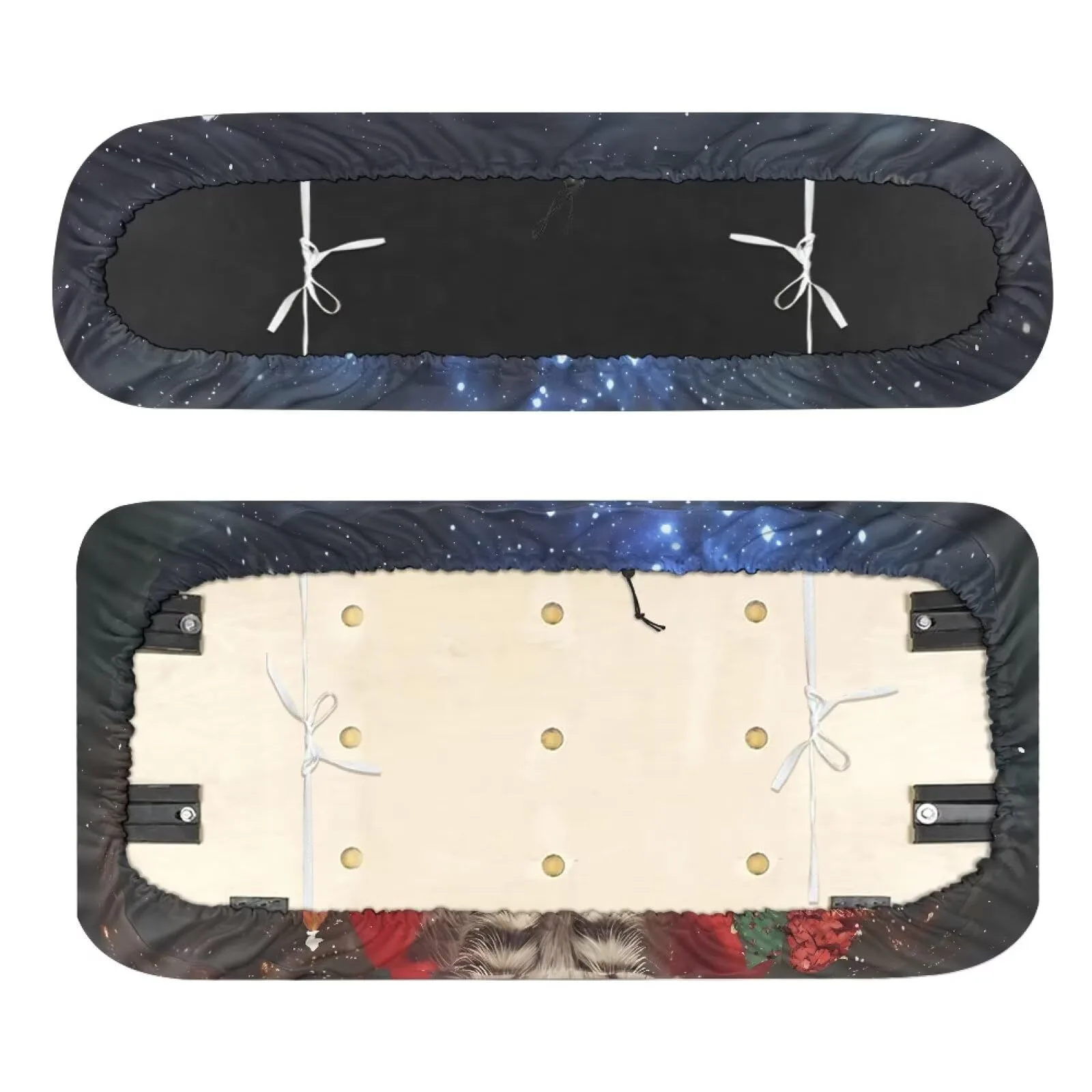 Quidrwyo Christmas Cat Golf Cart Seat Covers for Club Car image 2