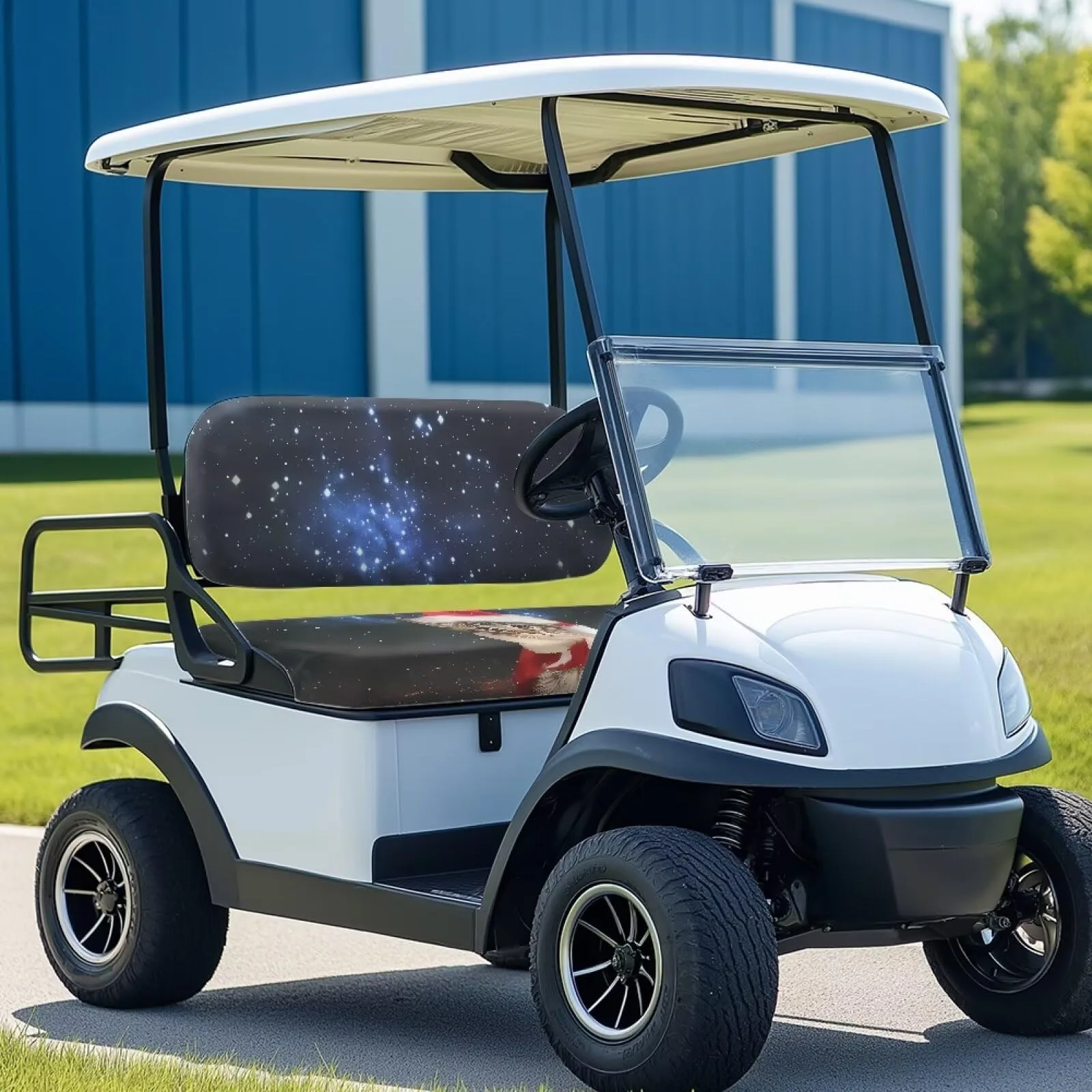 Quidrwyo Christmas Cat Golf Cart Seat Covers for Club Car image 3