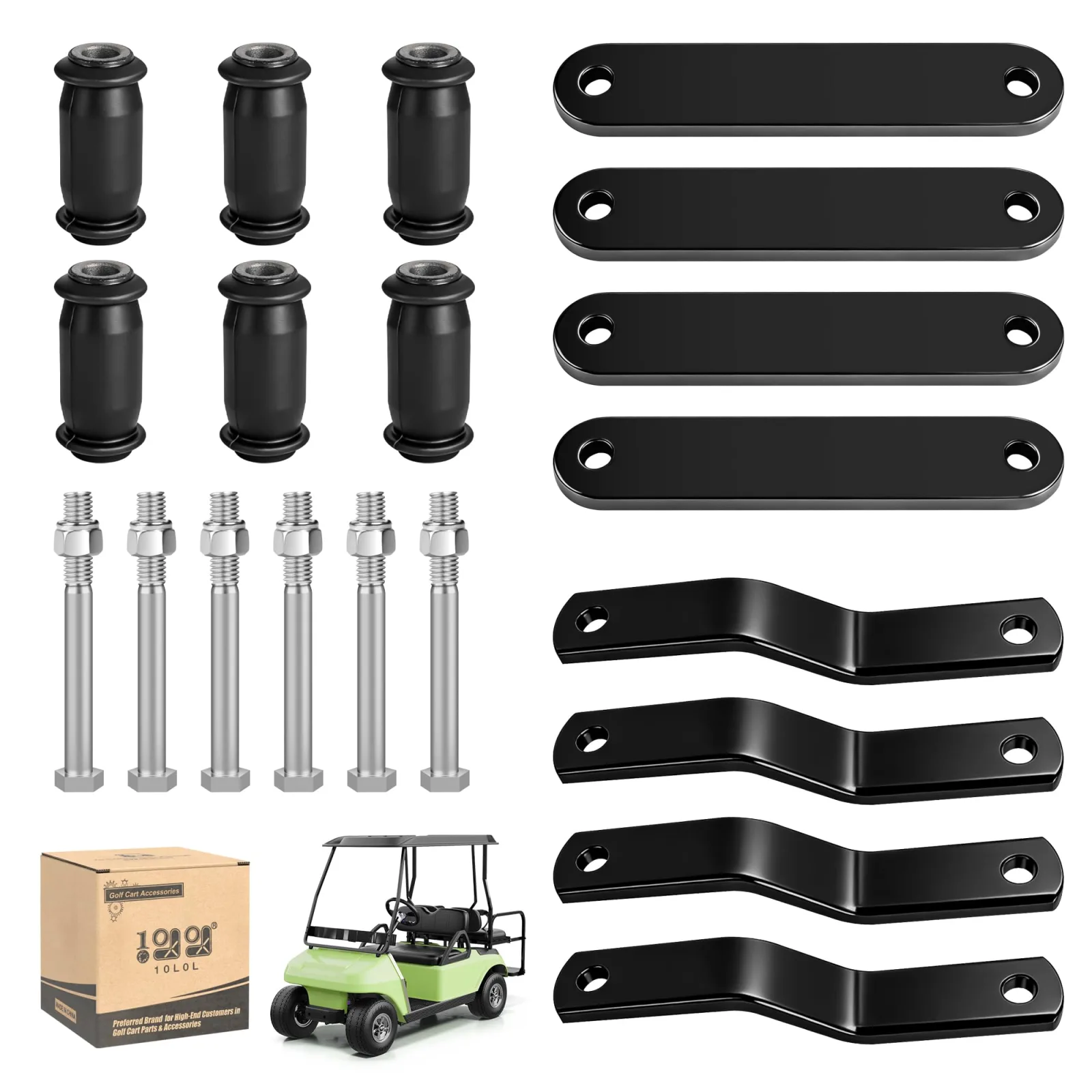 10L0L Rear Leaf Spring Kit for Club Car DS 1984-Up