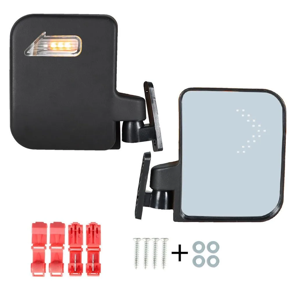 E-Z-G-O Golf Cart LED Turn Signal Side Mirrors VXBTDBD2086 image 2