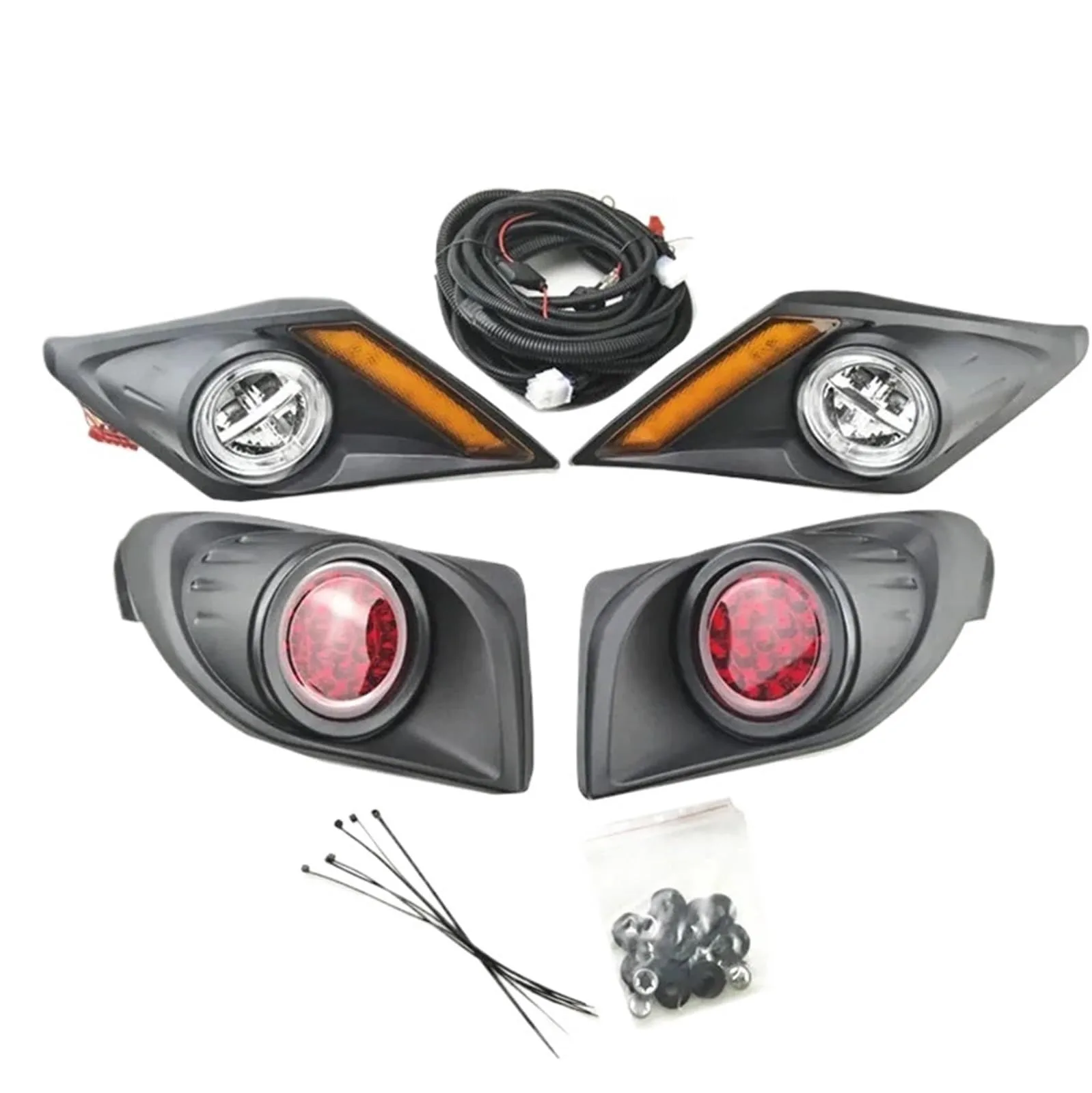 YkOHzqFHC LED Deluxe Street Legal Golf Cart Light Kit