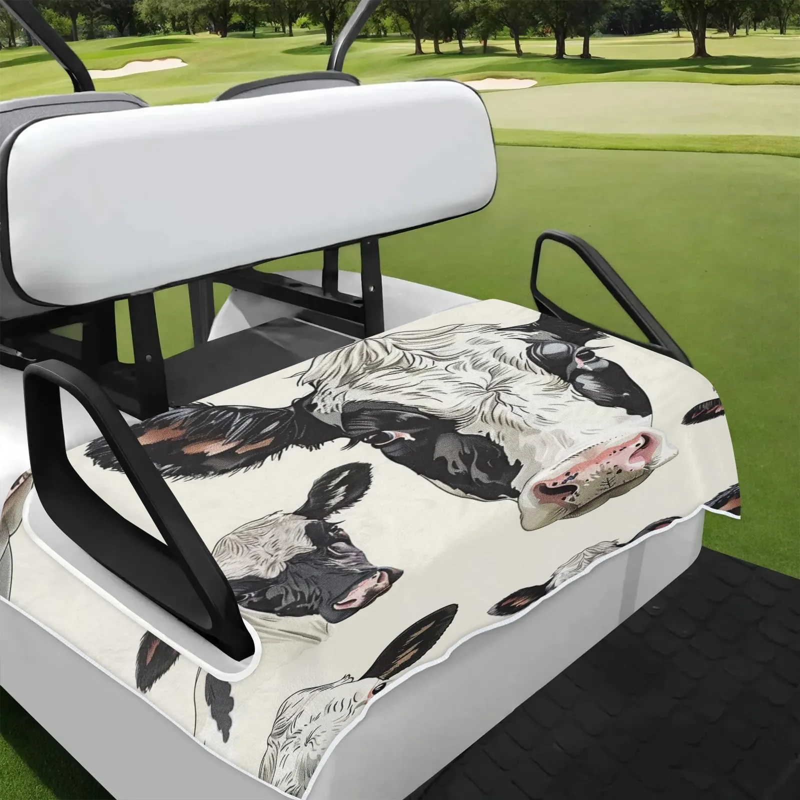 Tiveruda Golf Cart Seat Cover for Double Seats