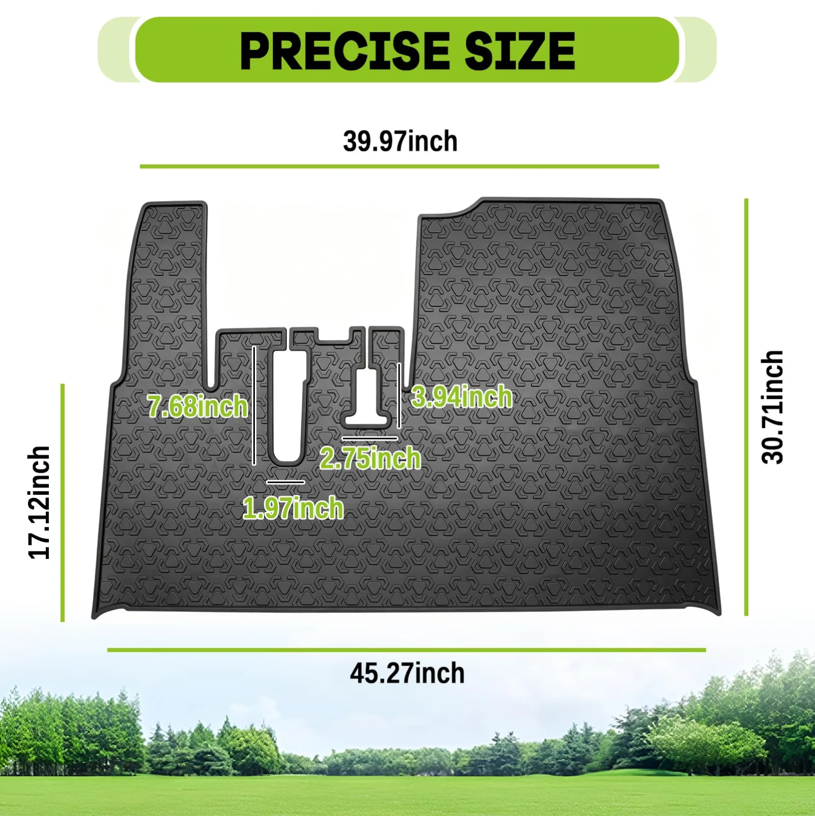 JAOGAUS Floor Liner for Yamaha Golf Carts GCFM1004 image 3