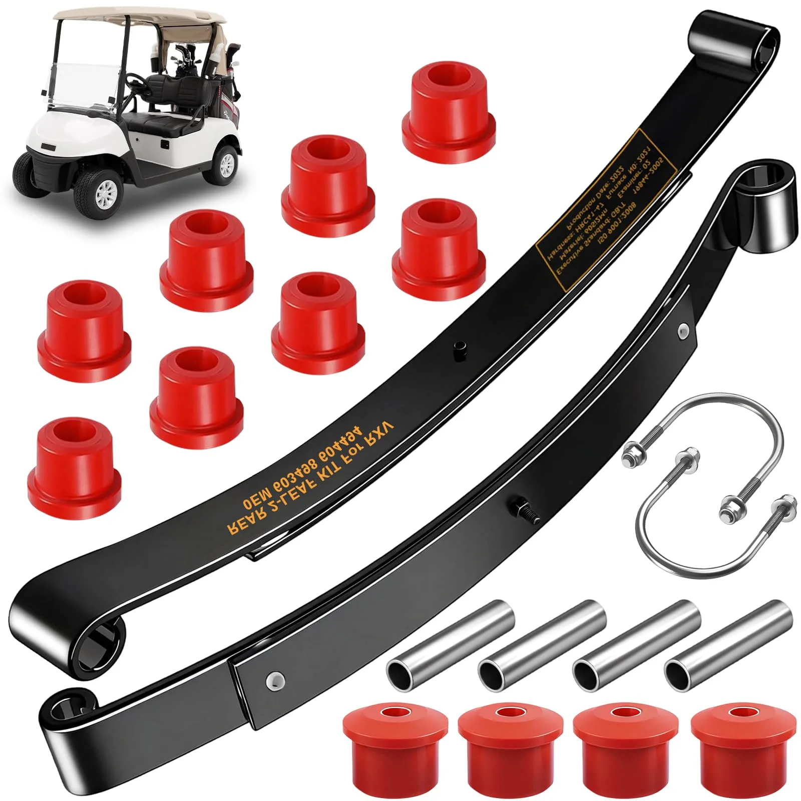RIZINKART Rear Leaf Spring Kit for E-Z-GO RXV 2008+