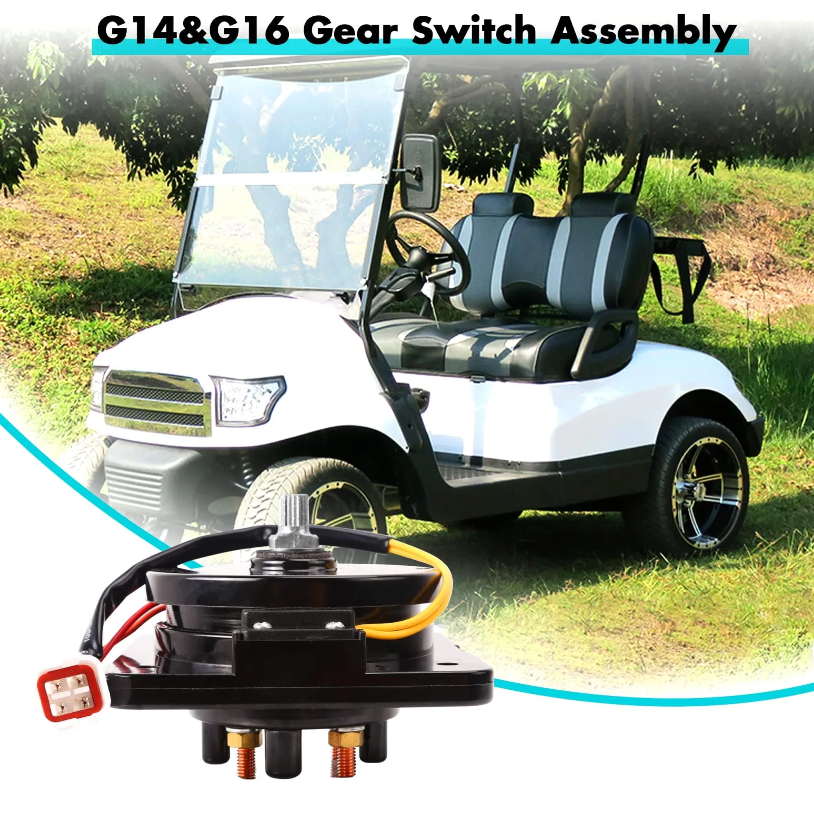 10L0L Forward/Reverse Switch for Yamaha G14/G16 36V image 3