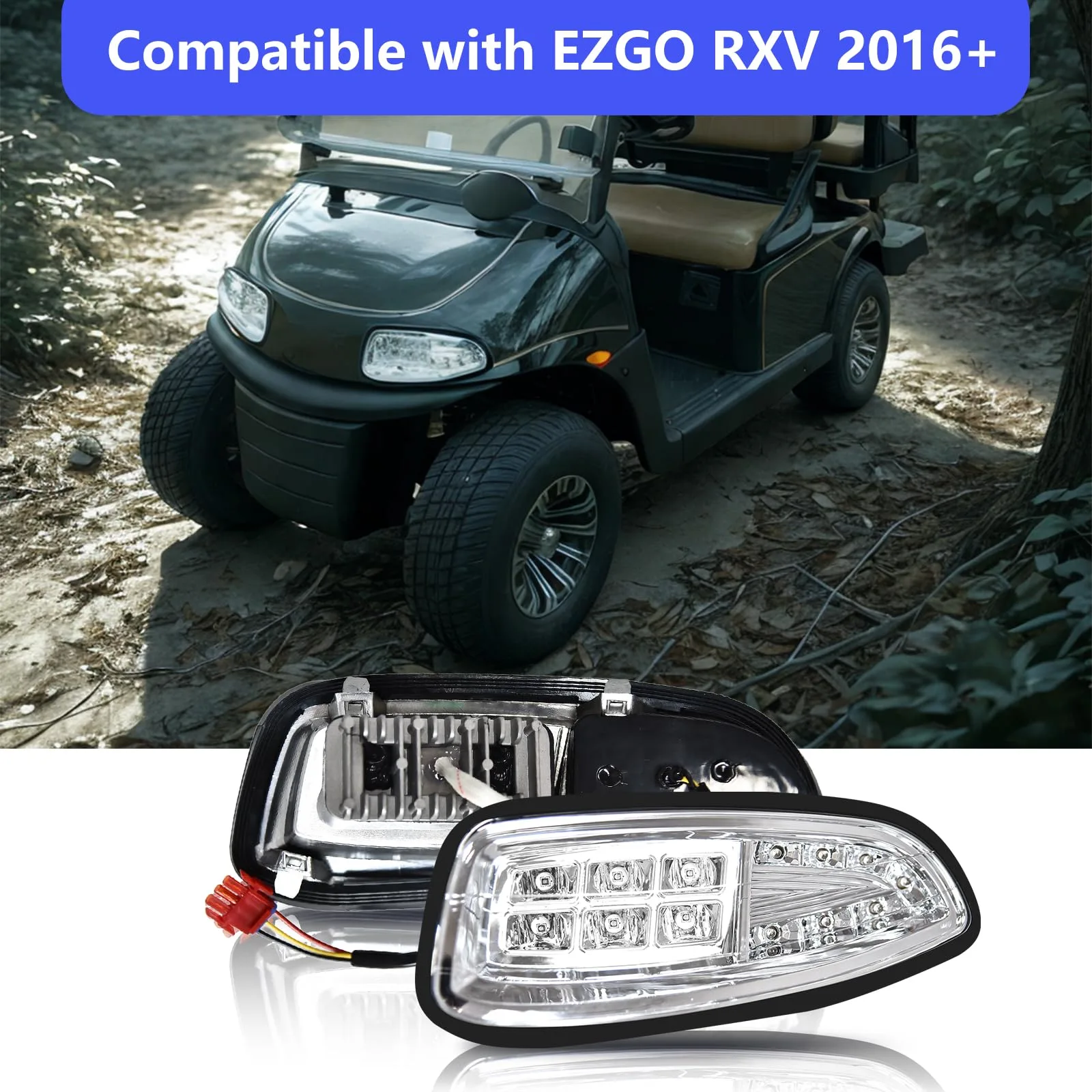Orle Oko LED Light Kit for E-Z-GO RXV 2016-2022 image 4