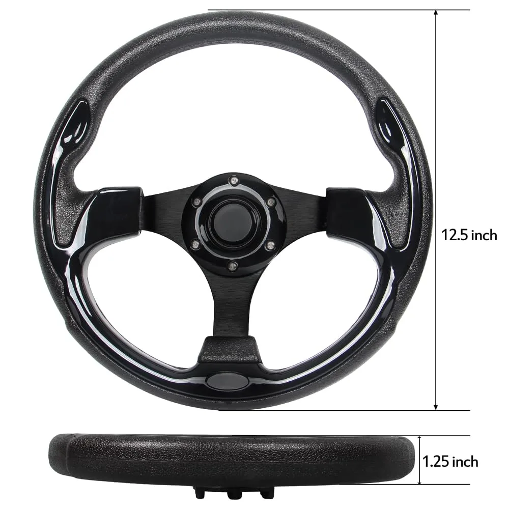 YEHICY 12.5-Inch Golf Cart Steering Wheel 8155 image 2