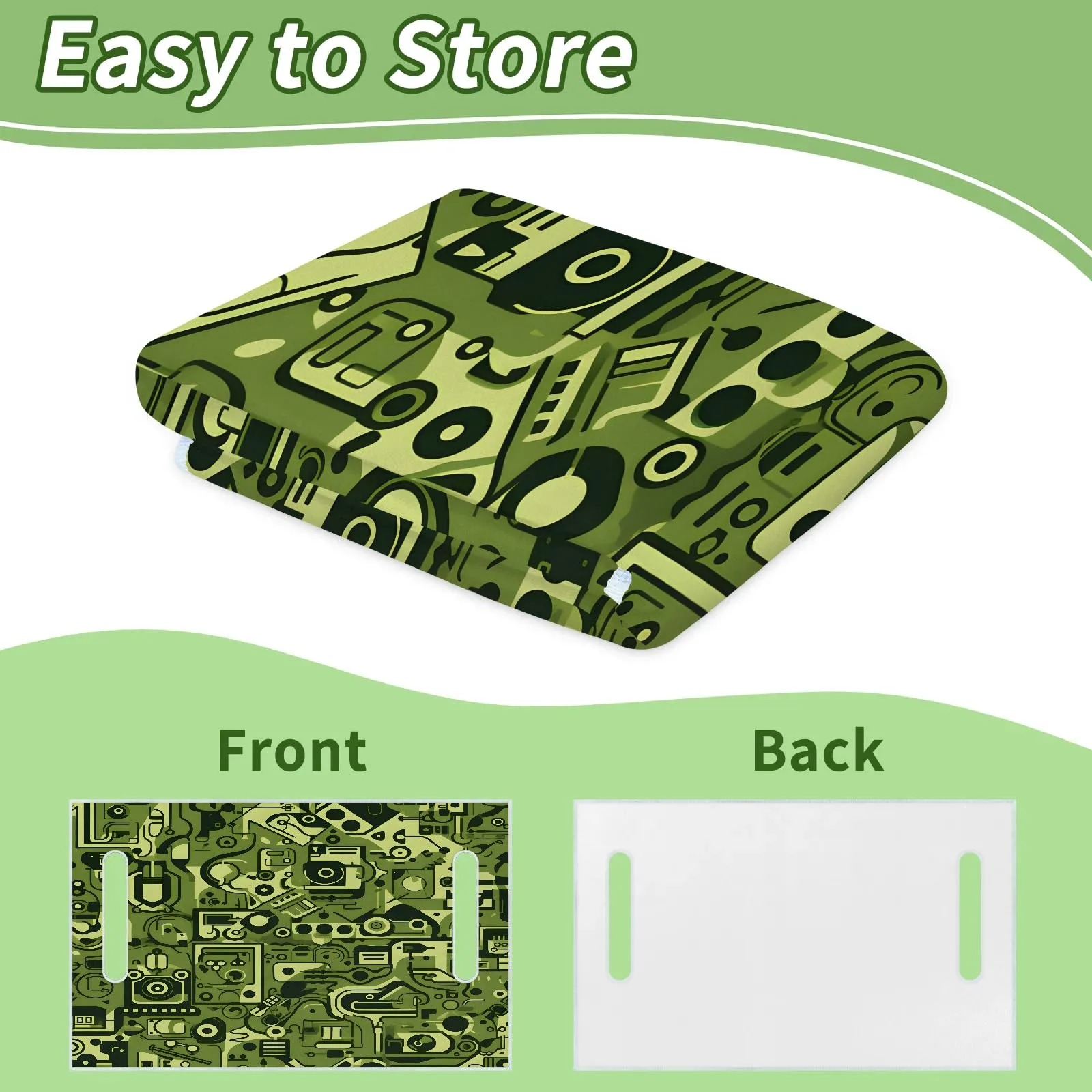 Tiveruda 51 x 31 in Vintage Camo Golf Cart Seat Cover image 4