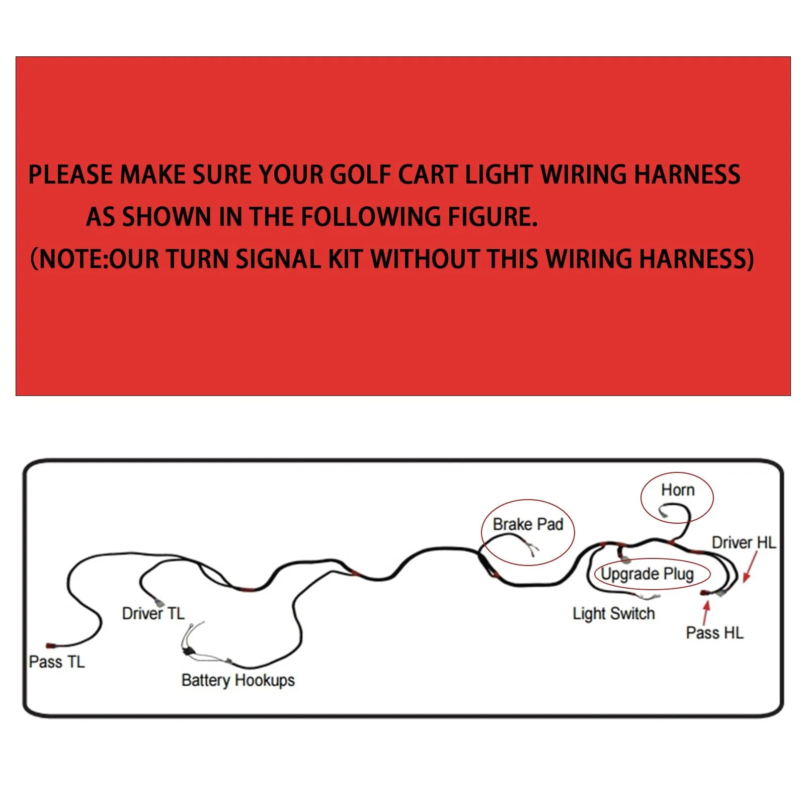 Orle Oko 12V Golf Cart Turn Signal Horn Kit 9-Pin image 3