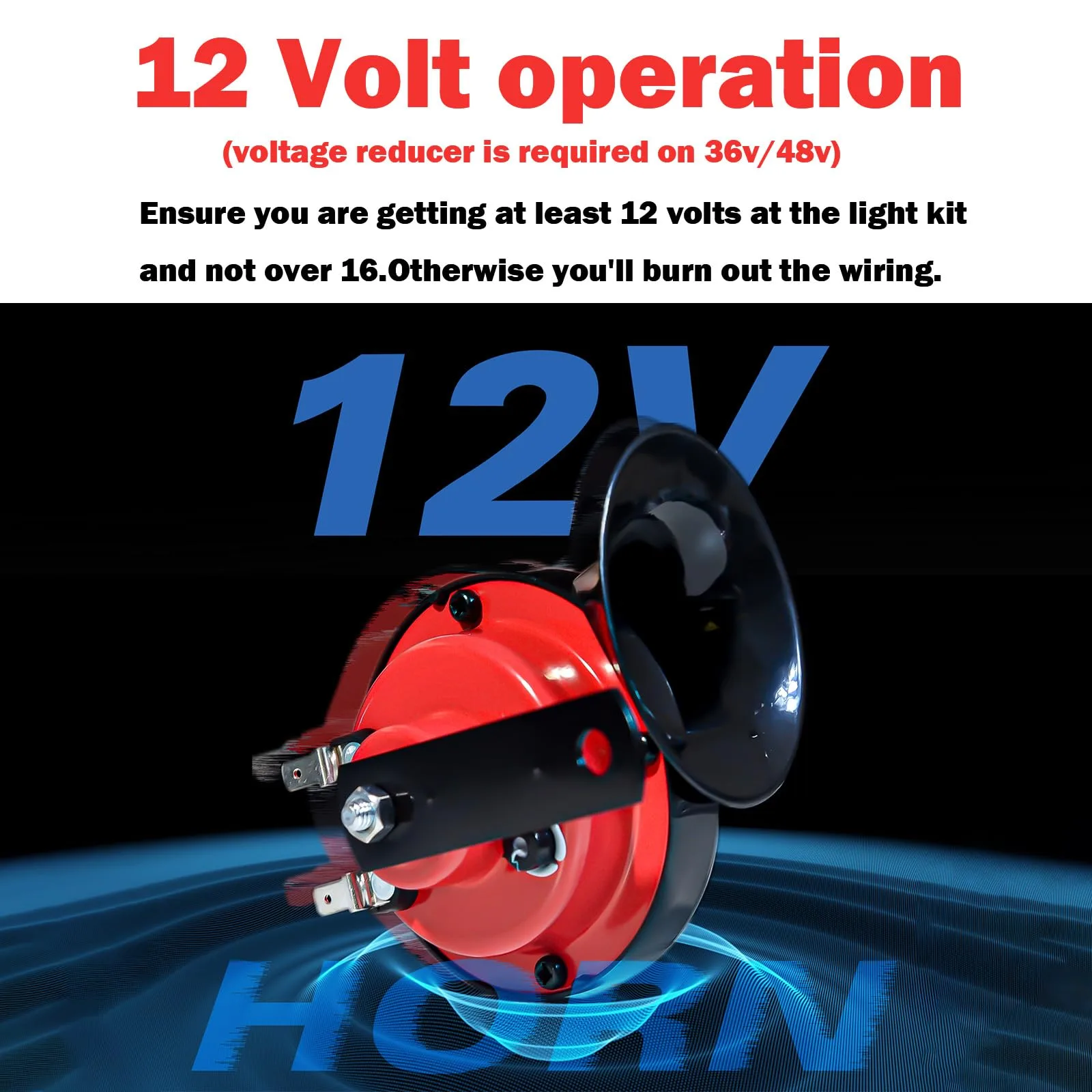 Orle Oko 12V Golf Cart Turn Signal Horn Kit 9-Pin image 4