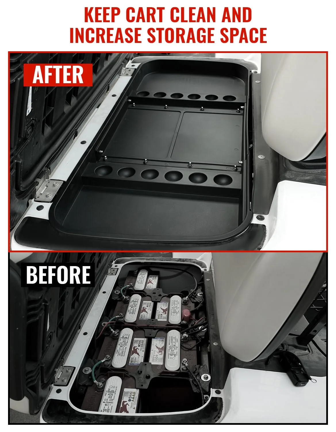 LUXEMOTO Underseat Storage Tray for Yamaha G29 Drive2 image 2