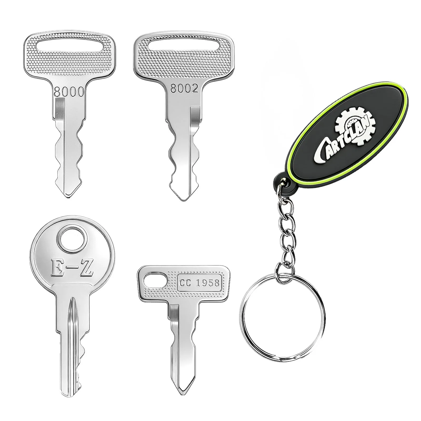 CartClan Golf Cart Ignition Key Set CT-0117