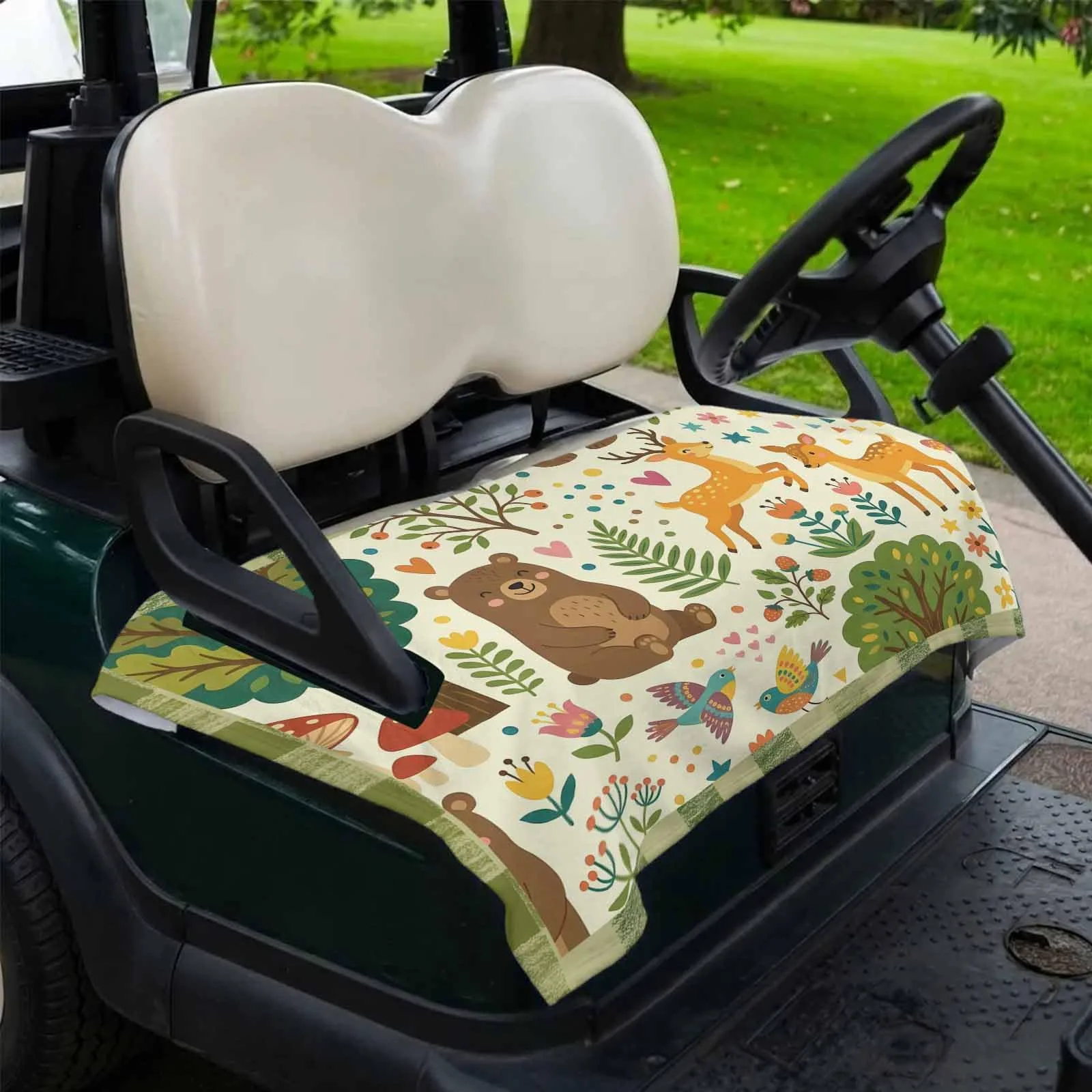 DecorLovee Golf Cart Seat Cover for 2-Seater Carts image 2