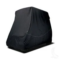 Red Hawk Universal 80" Golf Cart Storage Cover, Black (COV-010)