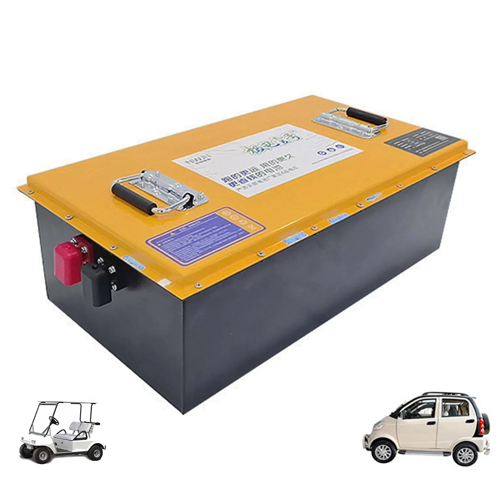 HJGHY 60V 63Ah LiFePO4 Golf Cart Battery