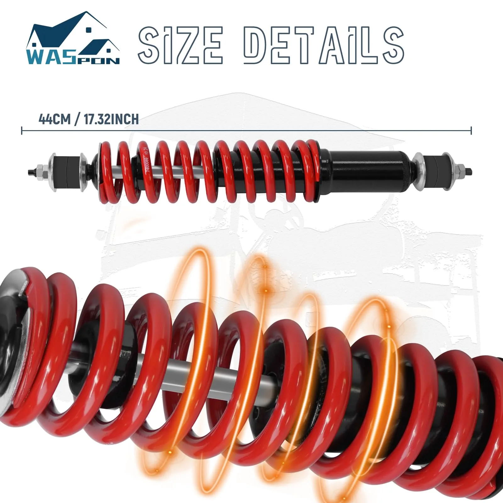 SHUNCHENXIANG E-Z-GO TXT Coil Spring Shock Kit image 3