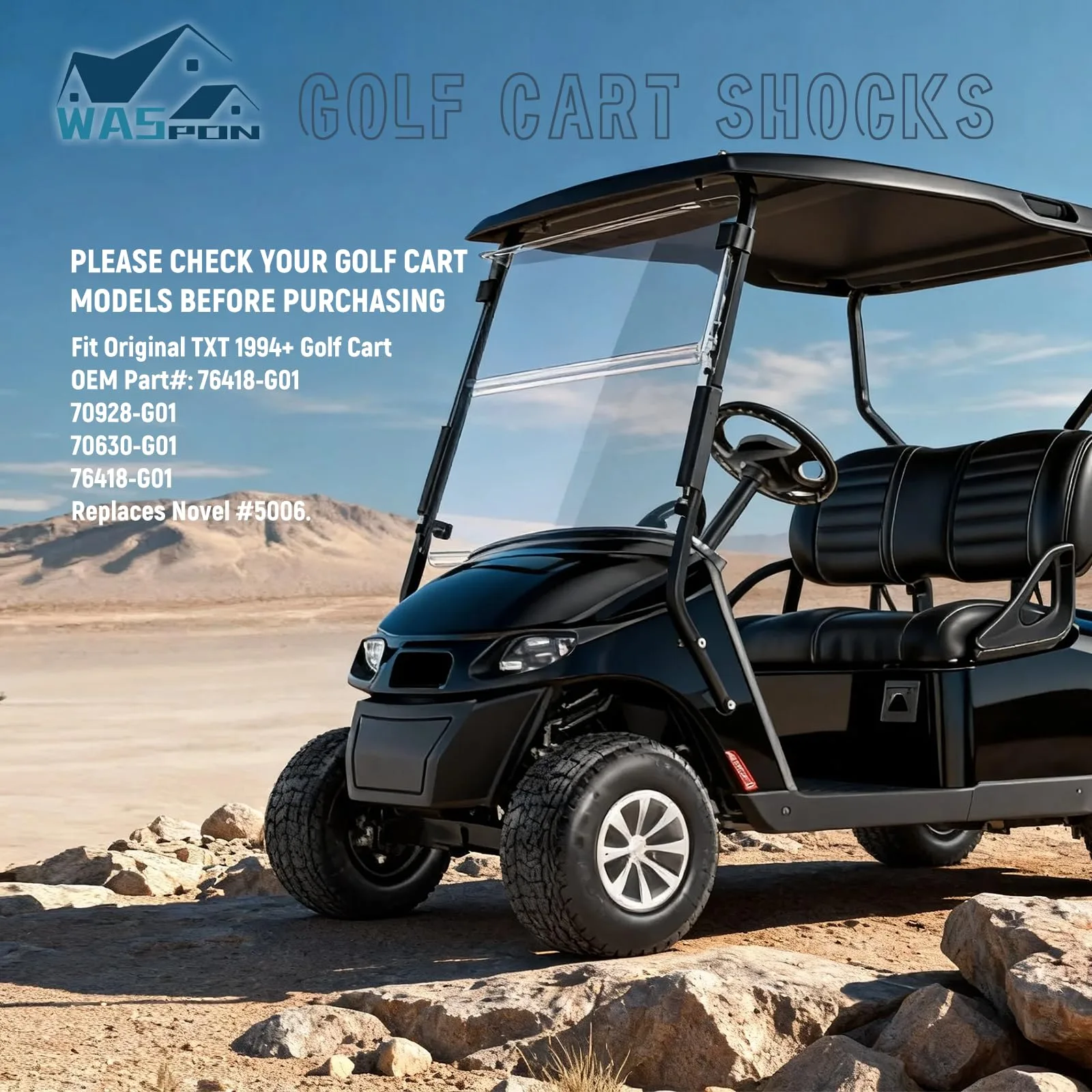SHUNCHENXIANG E-Z-GO TXT Coil Spring Shock Kit image 4