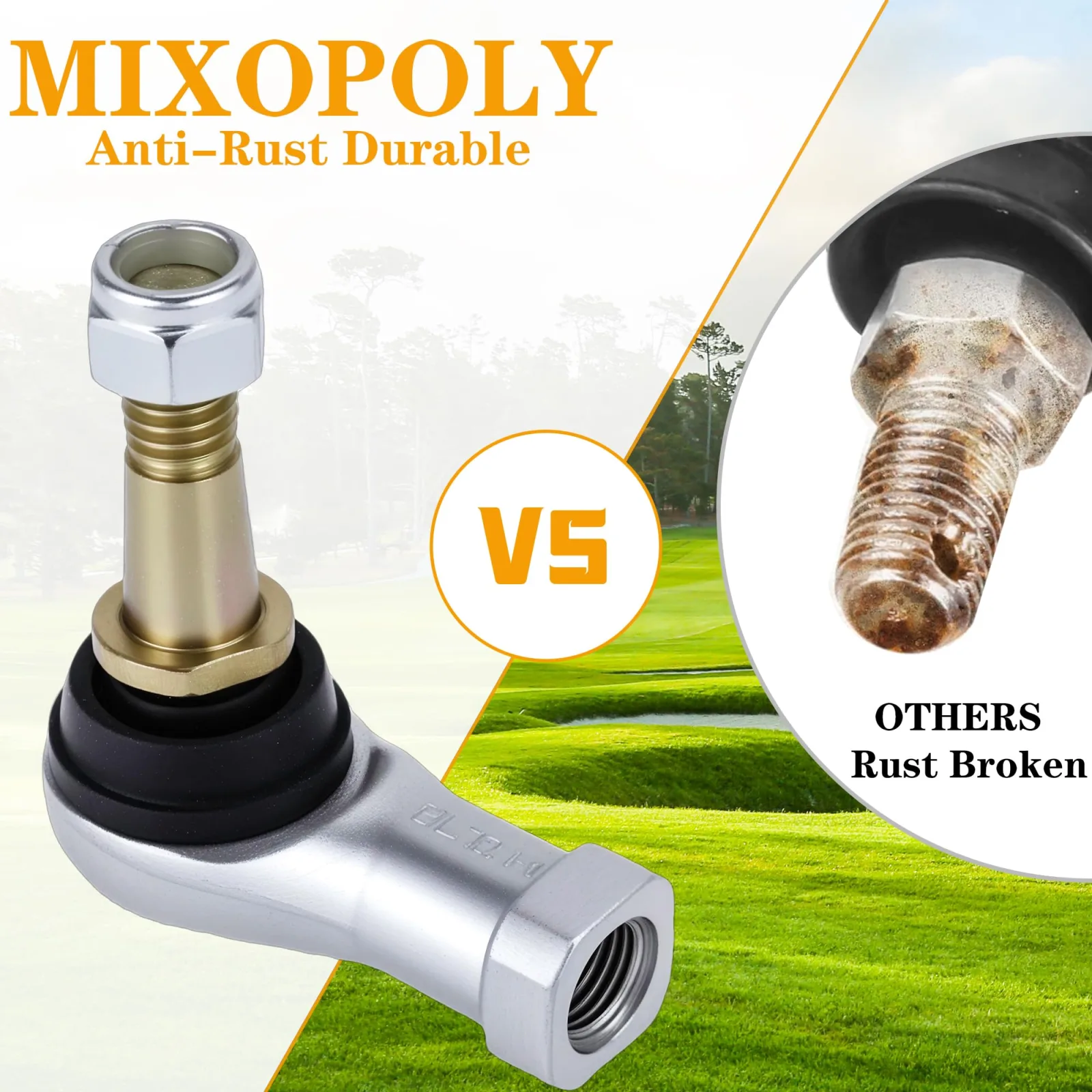 Mixopoly Tie Rod End Ball Joint Kit for E-Z-G-O TXT image 4