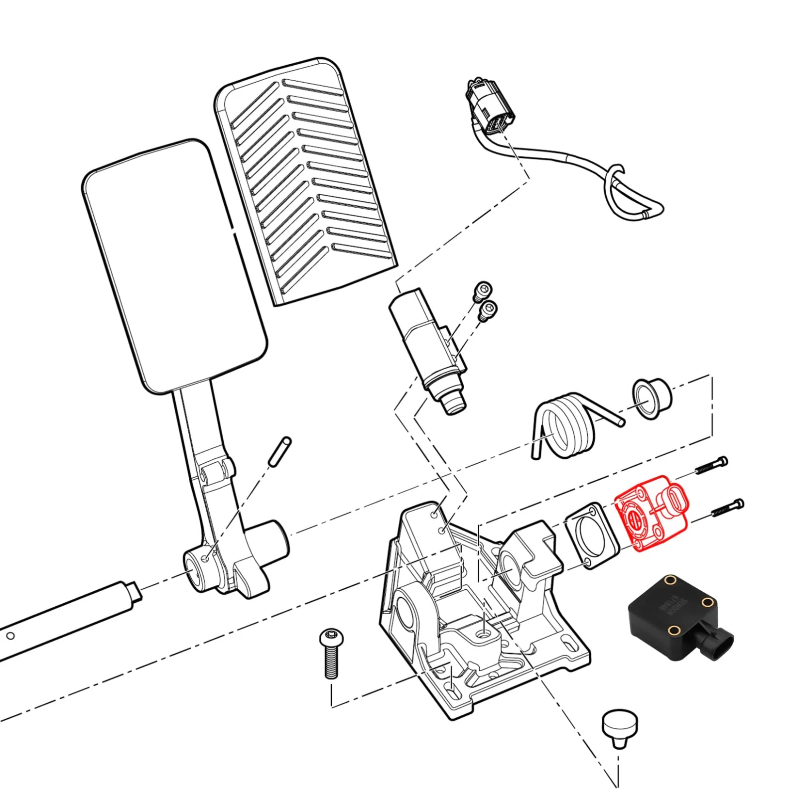 CartClan Throttle Sensor CT-0101 for E-Z-GO RXV 2015+ image 3