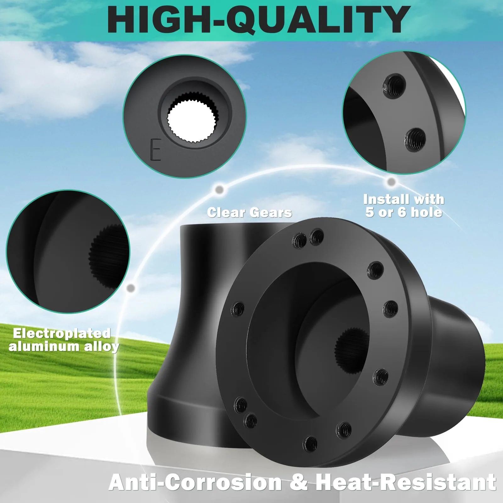 Orle Oko Steering Wheel Adapter for EZGO TXT & RXV image 2