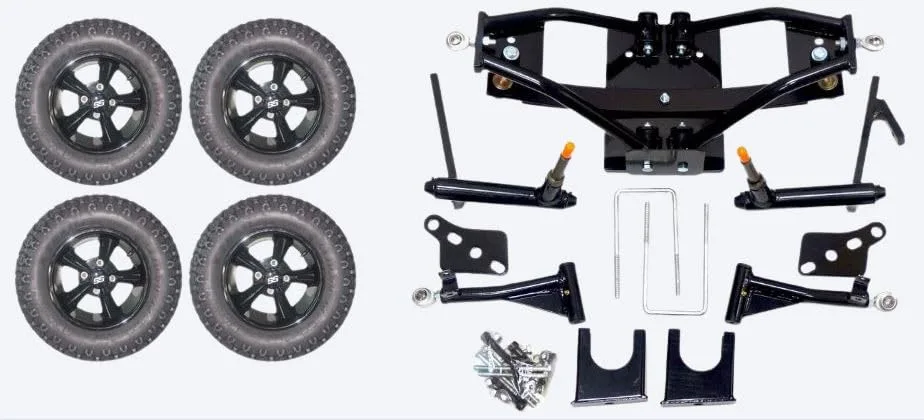 3G 6-Inch Lift Kit with 12-Inch Wheels for Club Car DS