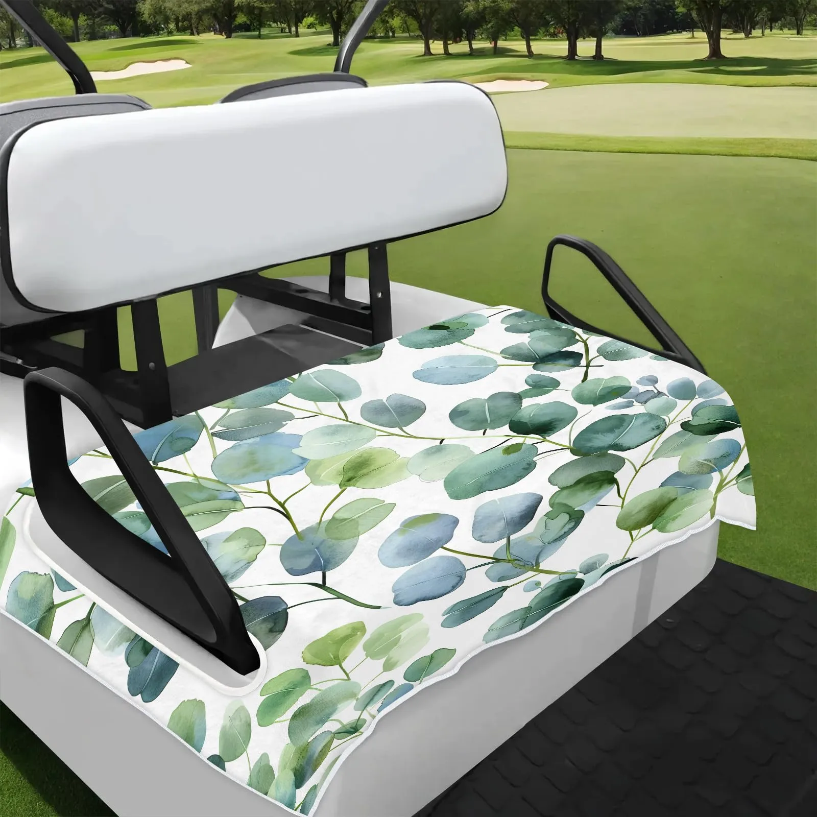 Tiveruda Eucalyptus Golf Cart Seat Cover, 51 x 31 in