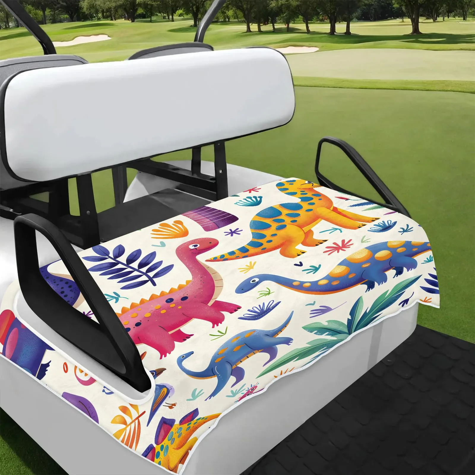 Tiveruda Golf Cart Seat Cover for Double Seats