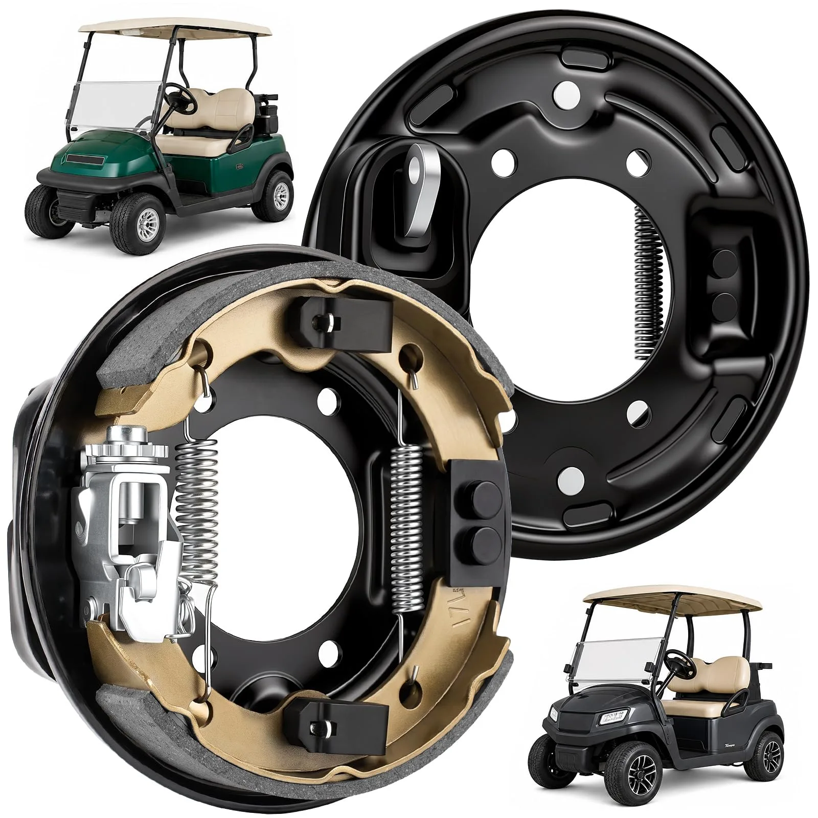 Rzcazzide Rear Brake Assemblies for Club Car Golf Carts