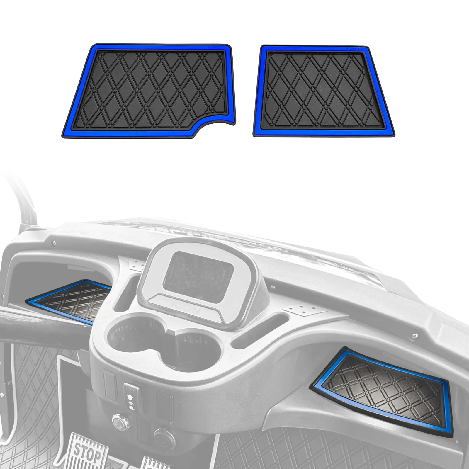 Xtreme DM27 Dash Mat Set for ICON & Advanced EV Golf Carts image 3