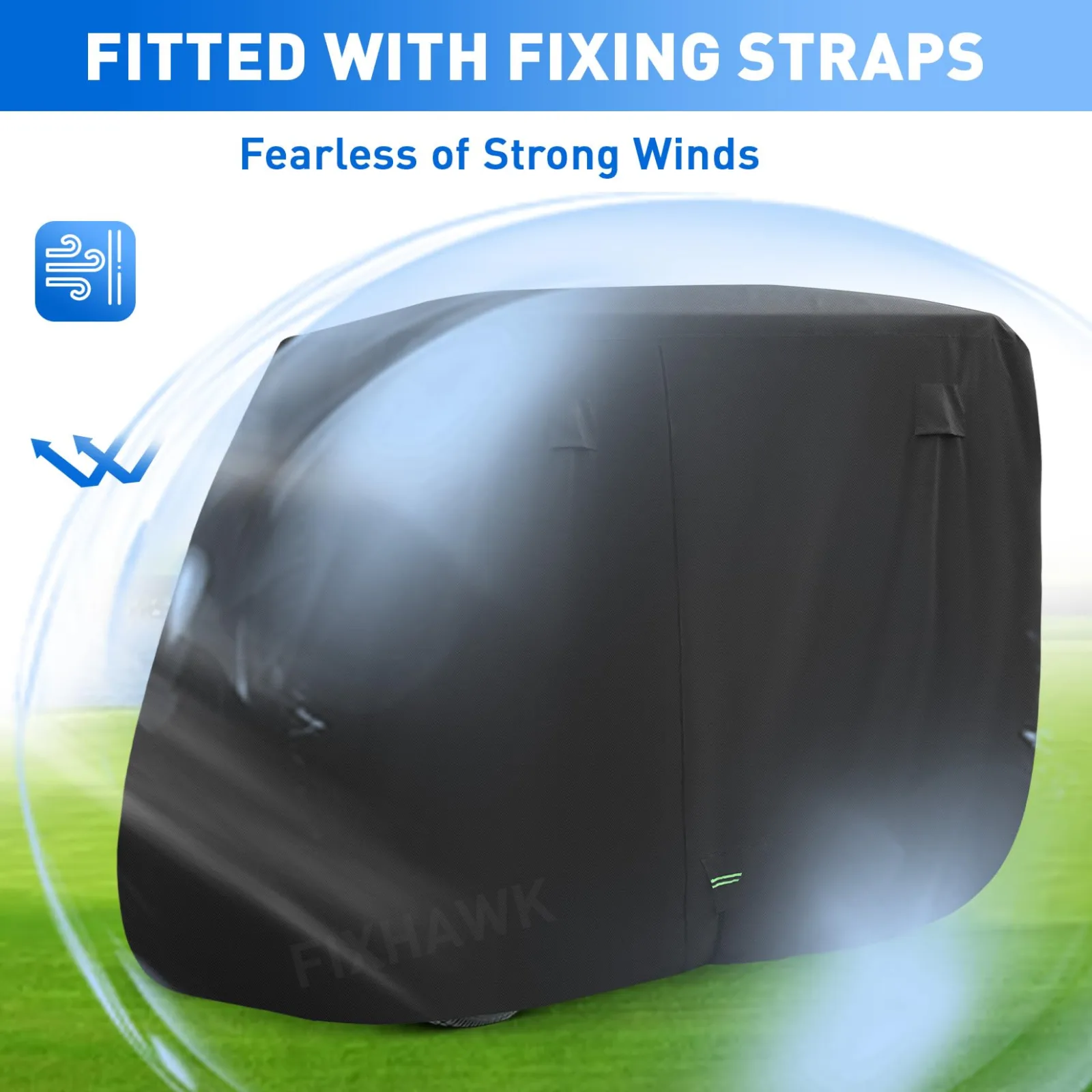 FIXHAWK FK-0069 2+2/4-Passenger Golf Cart Cover image 4