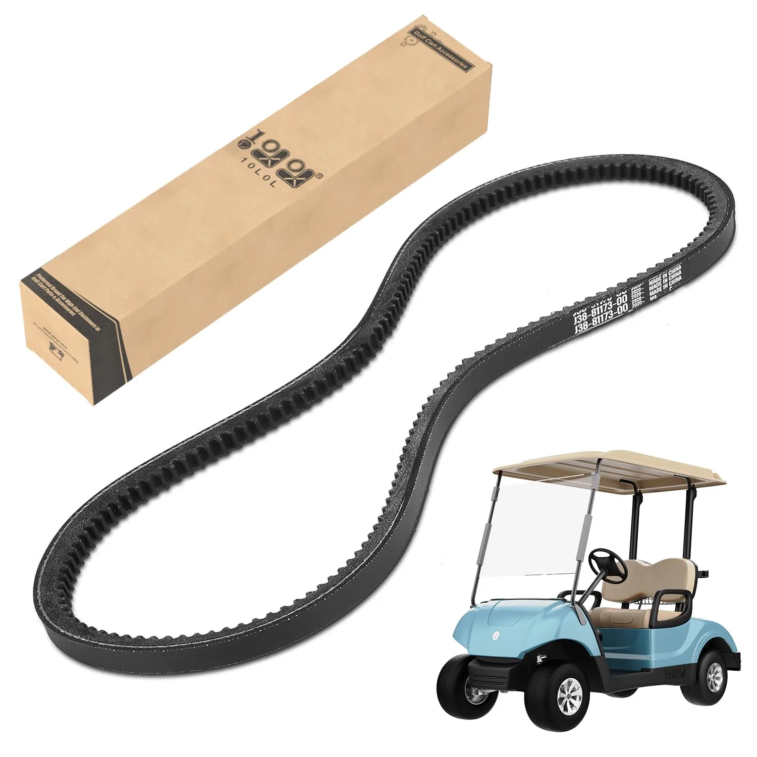10L0L Starter Generator Belt for Yamaha 4-Cycle Gas Golf Carts