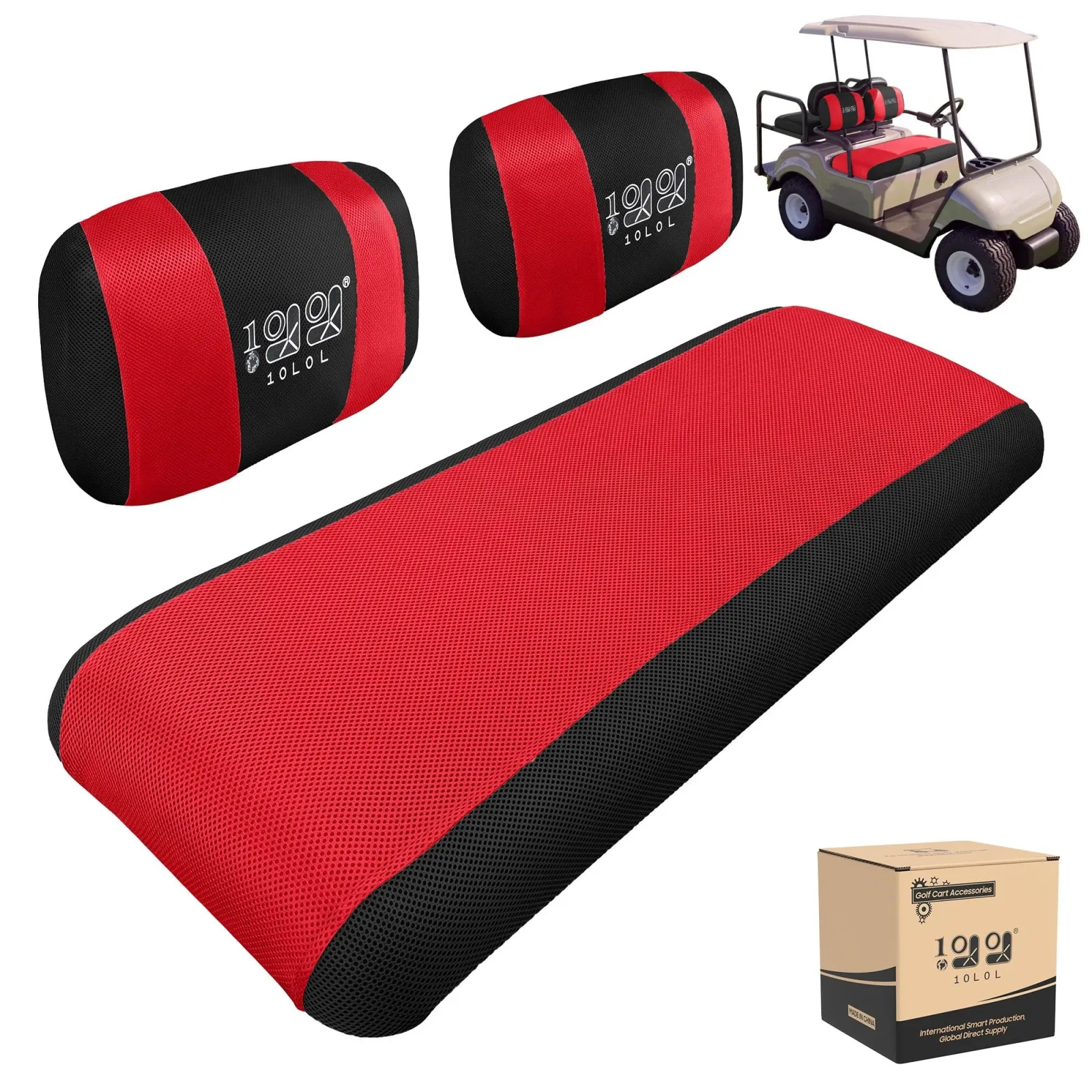 10L0L F46 Front Seat Covers for Yamaha, Club Car & E-Z-GO