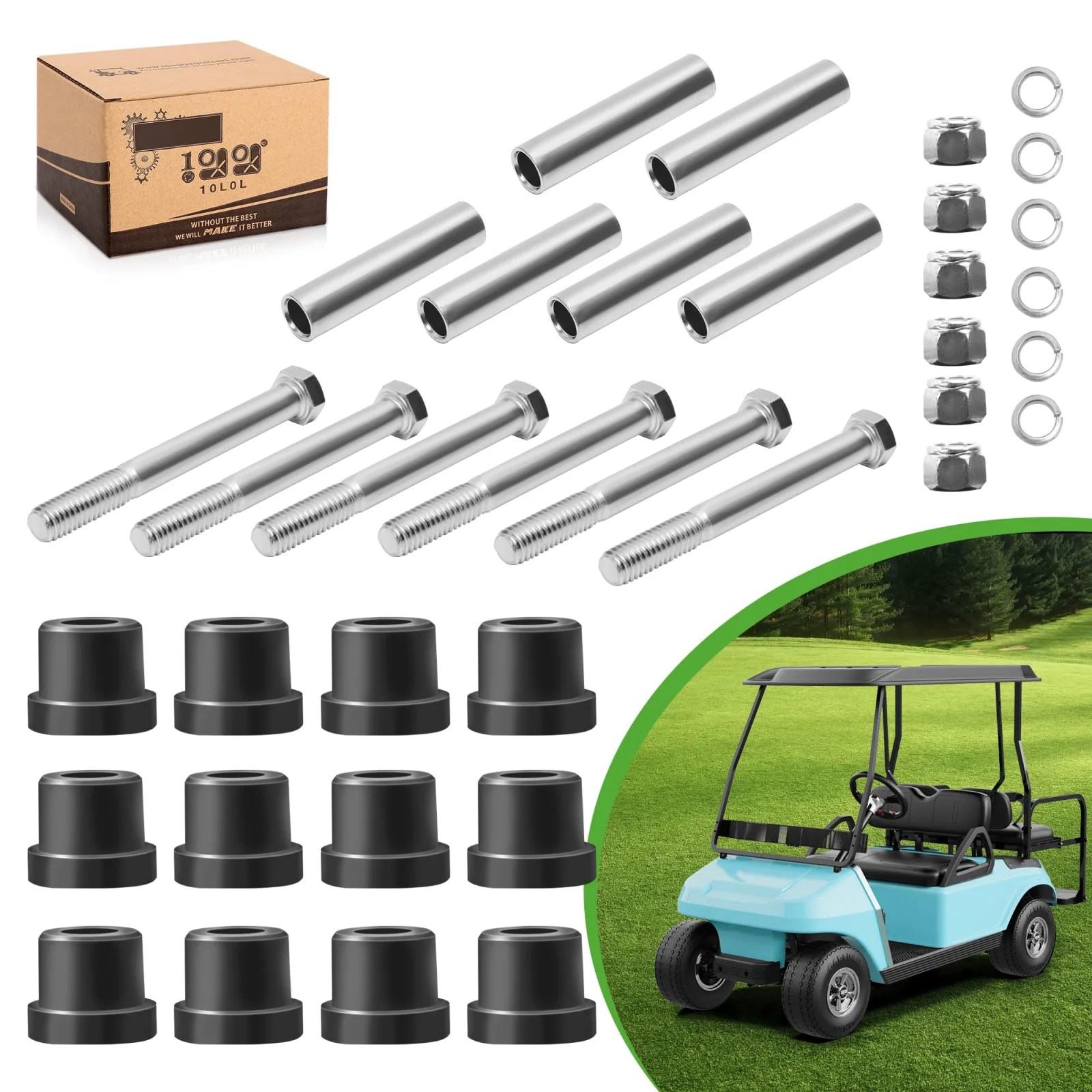 10L0L Leaf Spring Bushing Kit for Club Car DS – 1015583