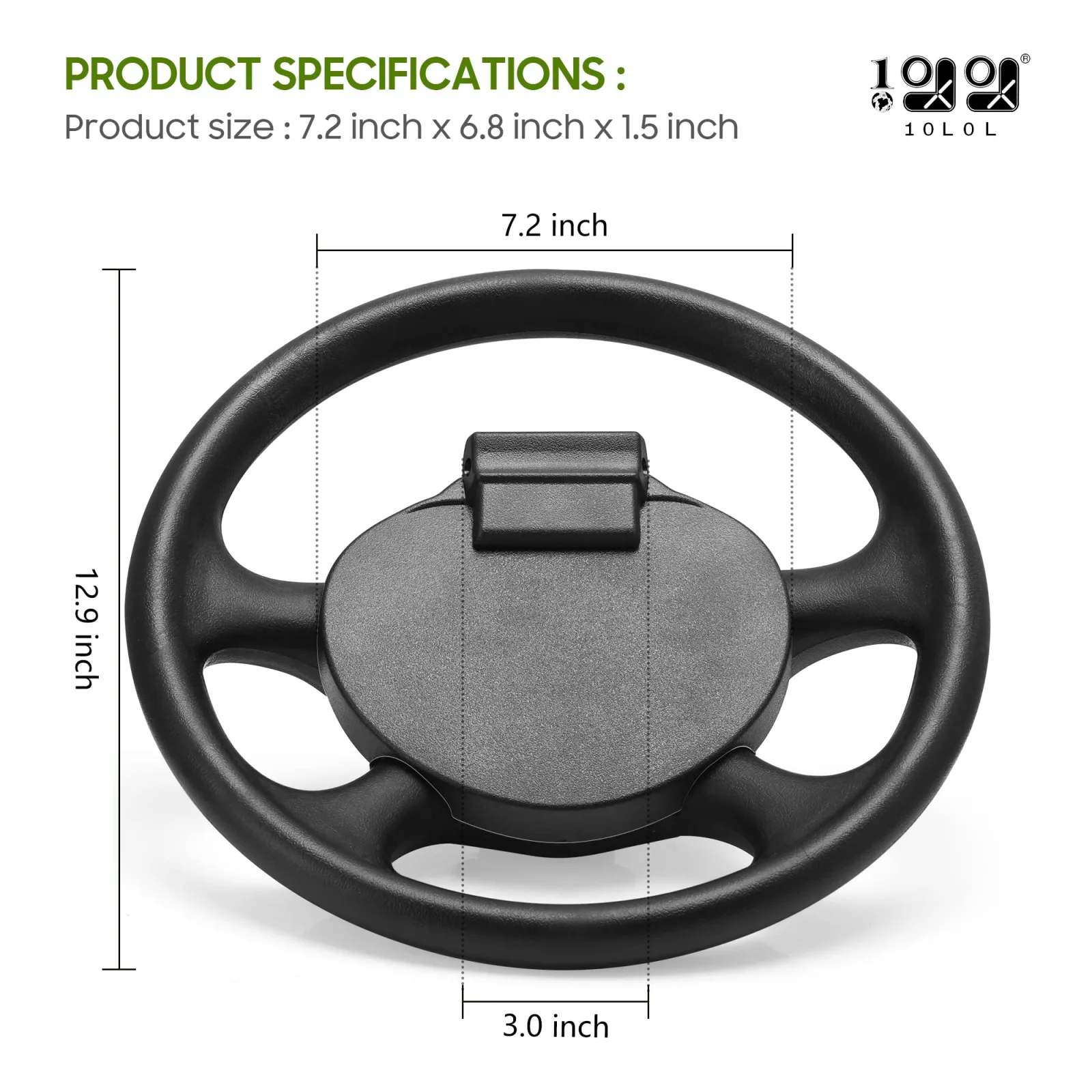 10L0L Steering Wheel Scorecard Holder for Club Car Precedent (Replaces 103724503) image 3