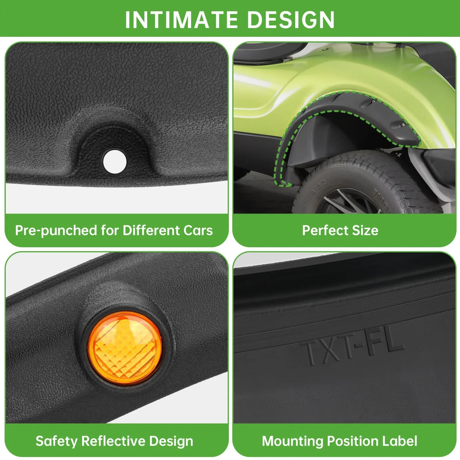 10L0L Fender Flares for EZGO TXT 1998-2013 image 3