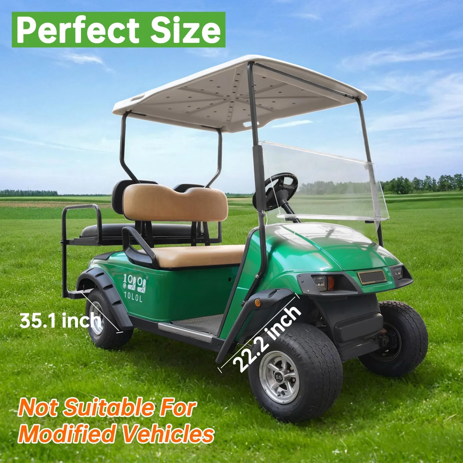 10L0L Fender Flares for EZGO TXT 1998-2013 image 4