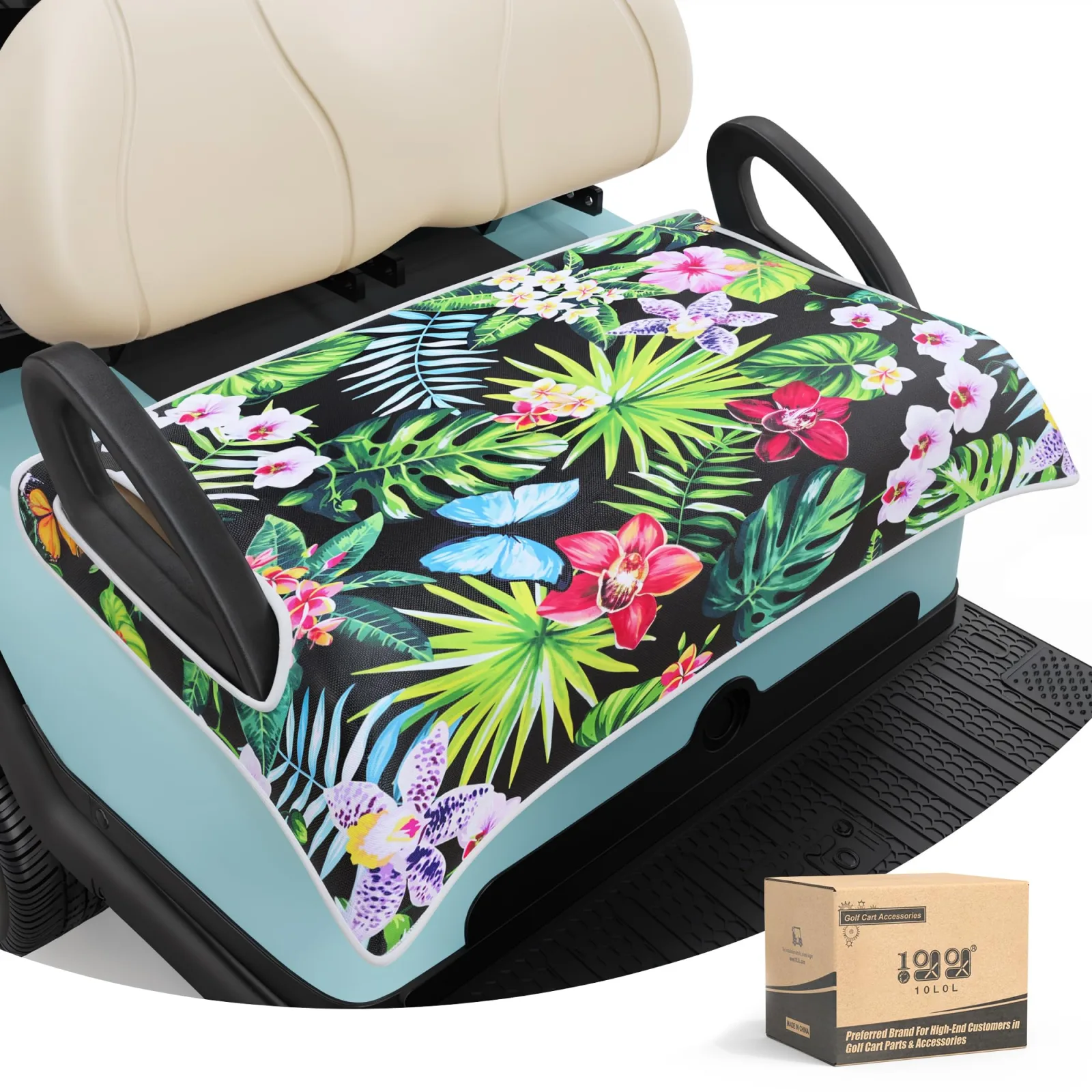 10L0L ACC-F025-C Golf Cart Seat Cover for E-Z-GO TXT/RXV & Club Car DS/Precedent