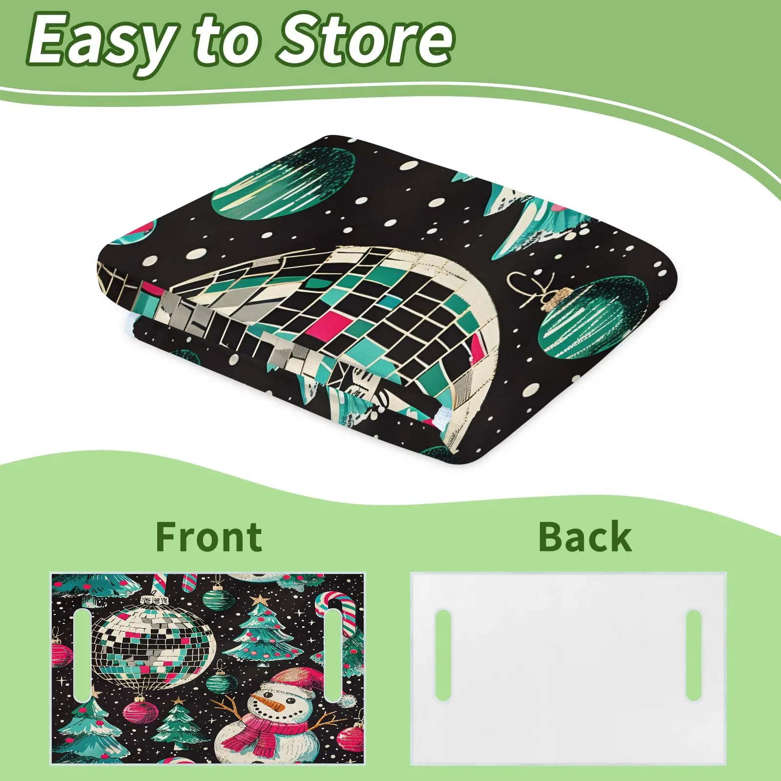 Tiveruda Golf Cart Seat Cover for Double Seats image 4