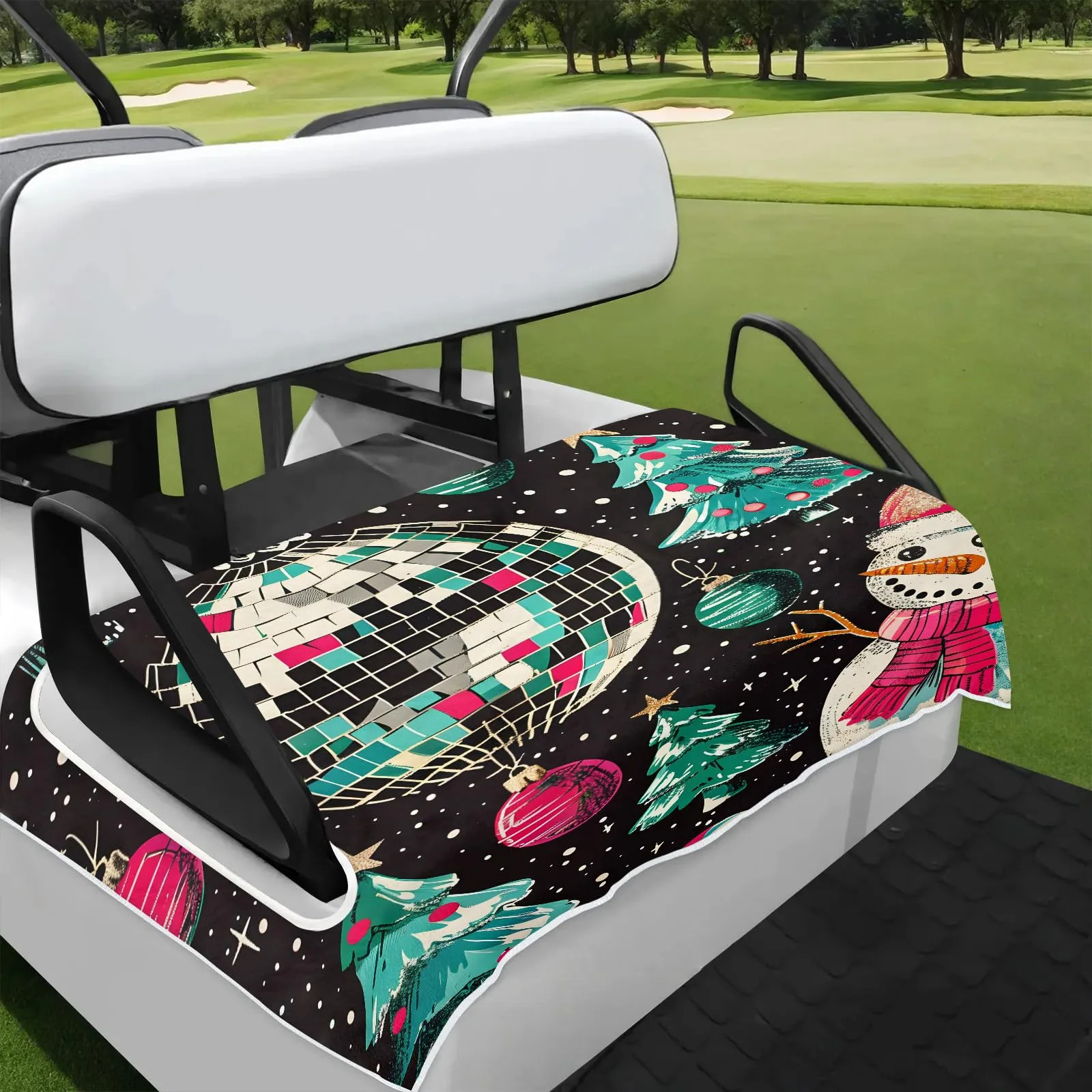 Tiveruda Golf Cart Seat Cover for Double Seats