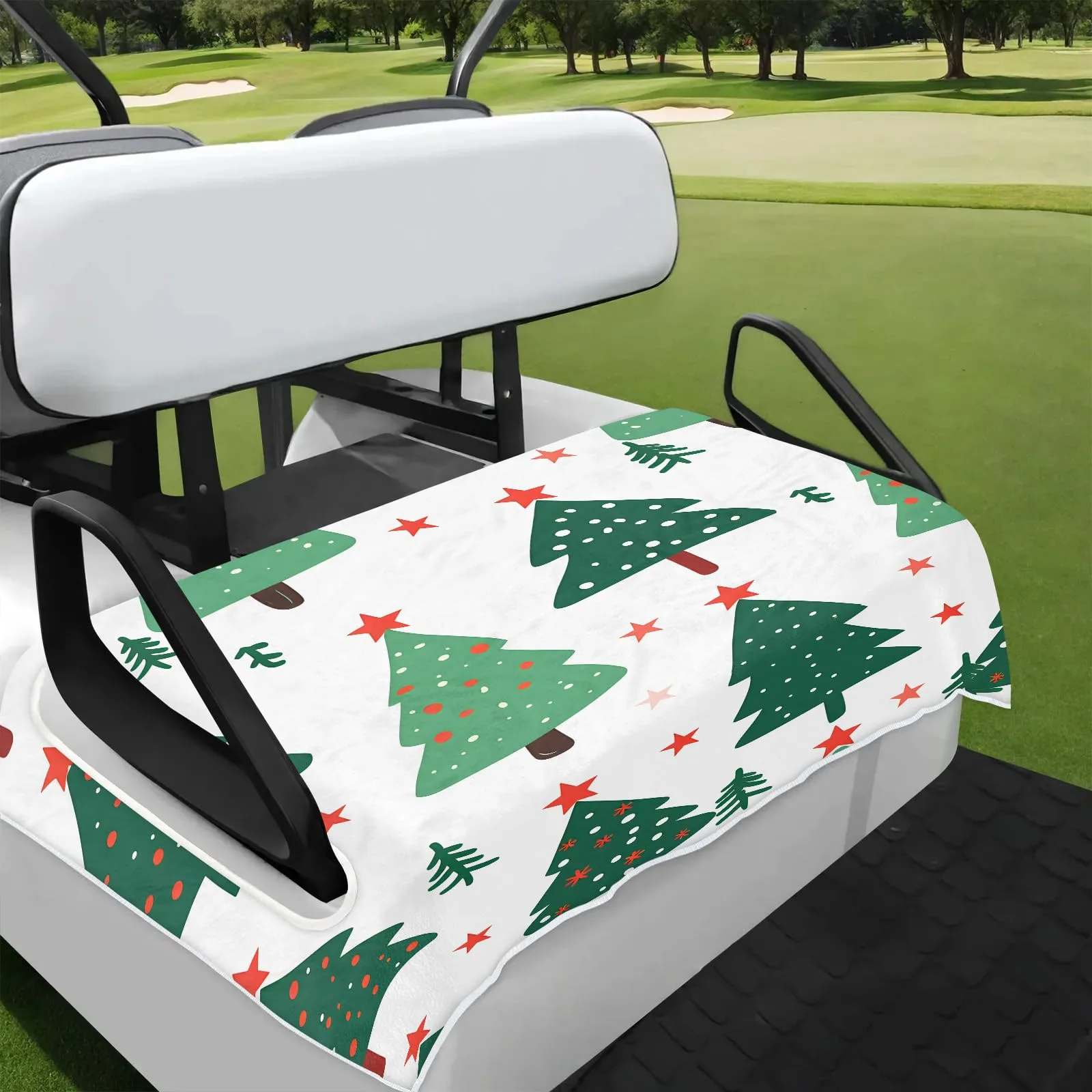 Tiveruda Golf Cart Seat Cover for Double Seats 51 x 31 in